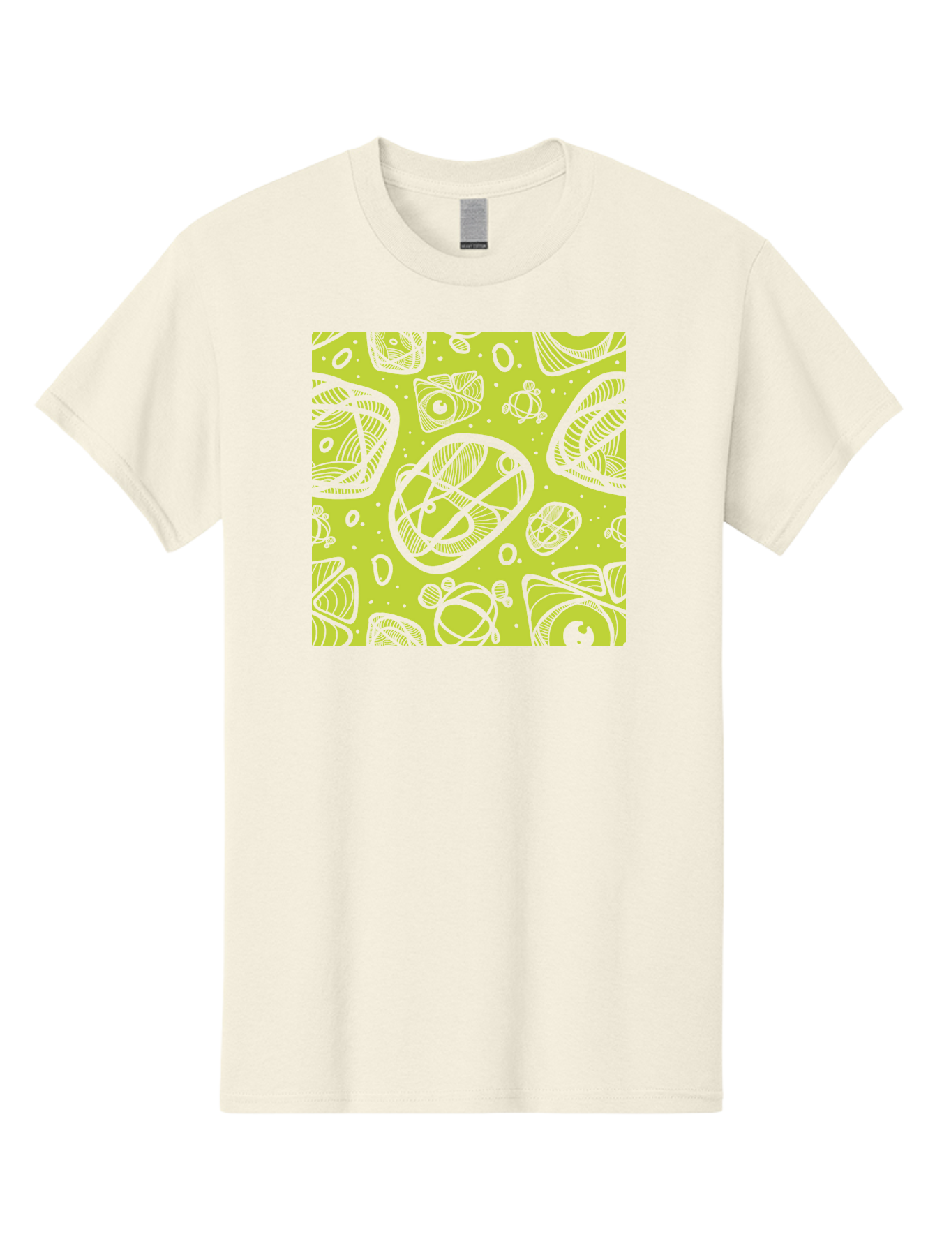 Ocean-Life Men'S Graphic Tee, 100% Cotton, Comfortable Casual Summer Wear, Machine Washable, Stylish Fish Illustrations, Ocean Creatures, Abstract Art, White Line Drawings, Playful Patterns, Whimsical Designs, Food-Inspired Artwork, Aac409 19