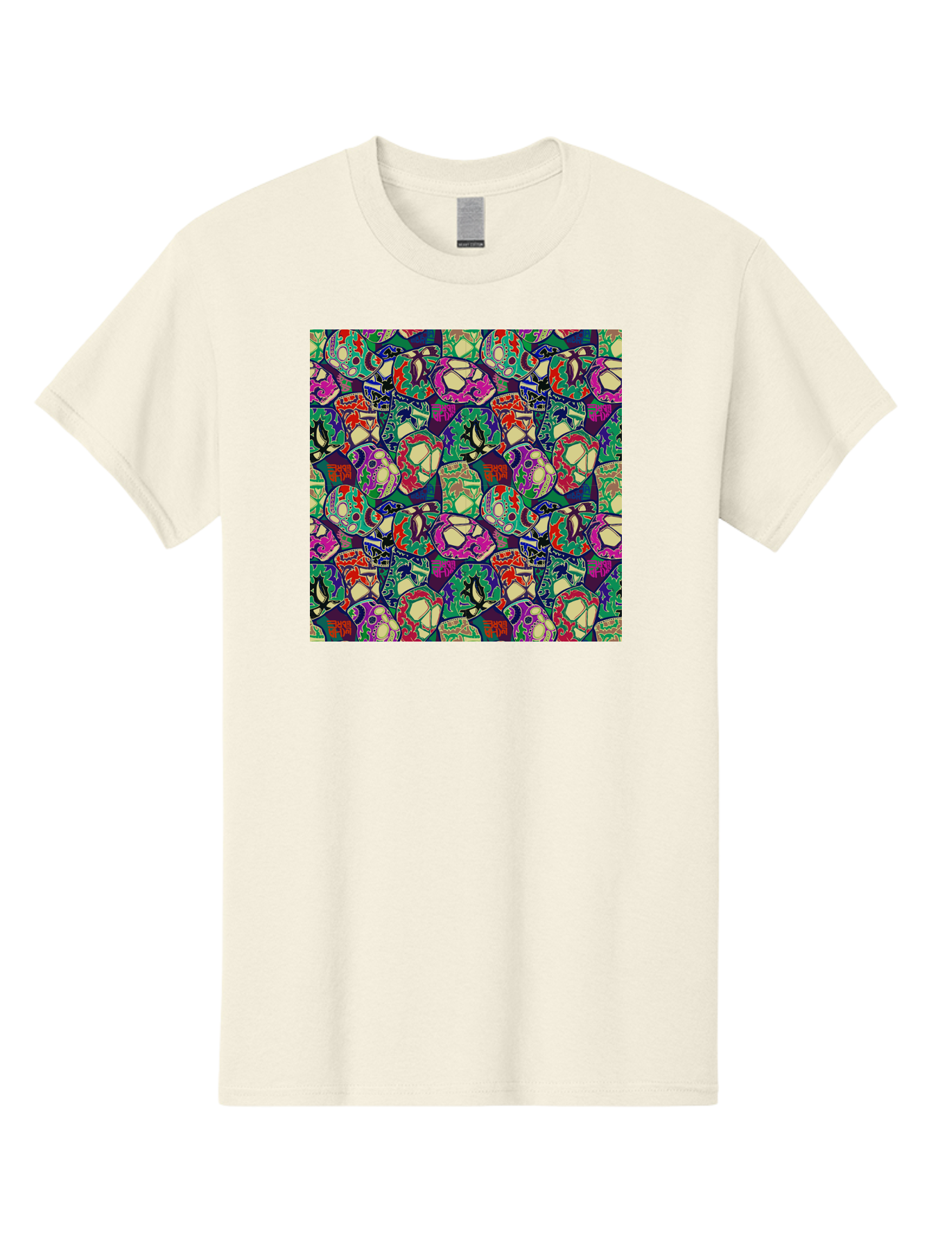 Sugar-Skulls Men'S Graphic Tee, 100% Cotton, Comfortable Casual Summer Wear, Machine Washable, Sugar Skulls, Colorful Designs, Vibrant Patterns, Dia De Los Muertos, Festive Atmosphere, Artistic Expression, Cultural Heritage, Intricate Details, Aac423 13