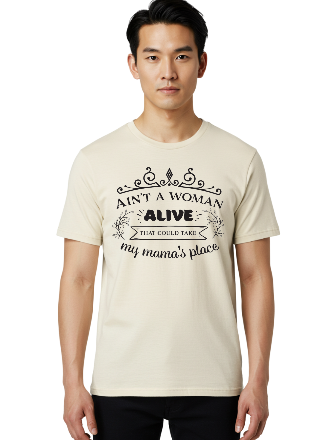 Ain-T-A-Woman-Alive Men'S Graphic Tee, 100% Cotton, Comfortable Casual Summer Wear, Machine Washable, Funny Quote, Motivational Phrase, Inspirational Words, Mother'S Day Gift, Mother'S Love, Funny Mom Quote, Mother Appreciation Aac453 6