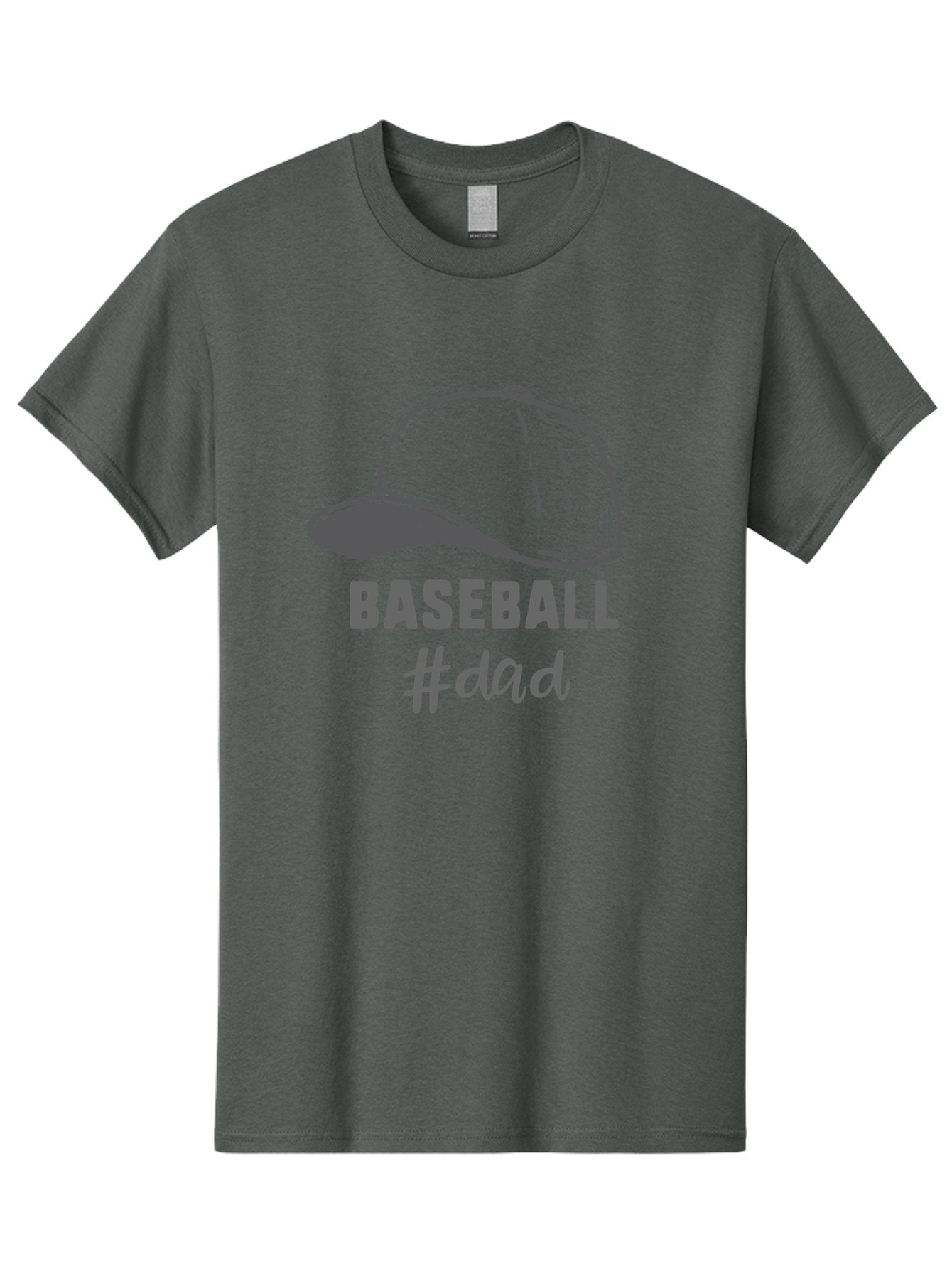 Baseball-Dad Men'S Graphic Tee, 100% Cotton, Comfortable Casual Summer Wear, Machine Washable, Baseball Dad, Baseball Cap, Father'S Day Gift, Dad'S Day Out, Baseball Enthusiast, Sports Dad, Father'S Day Idea, Dad Life, Baseball Love Aac487 6