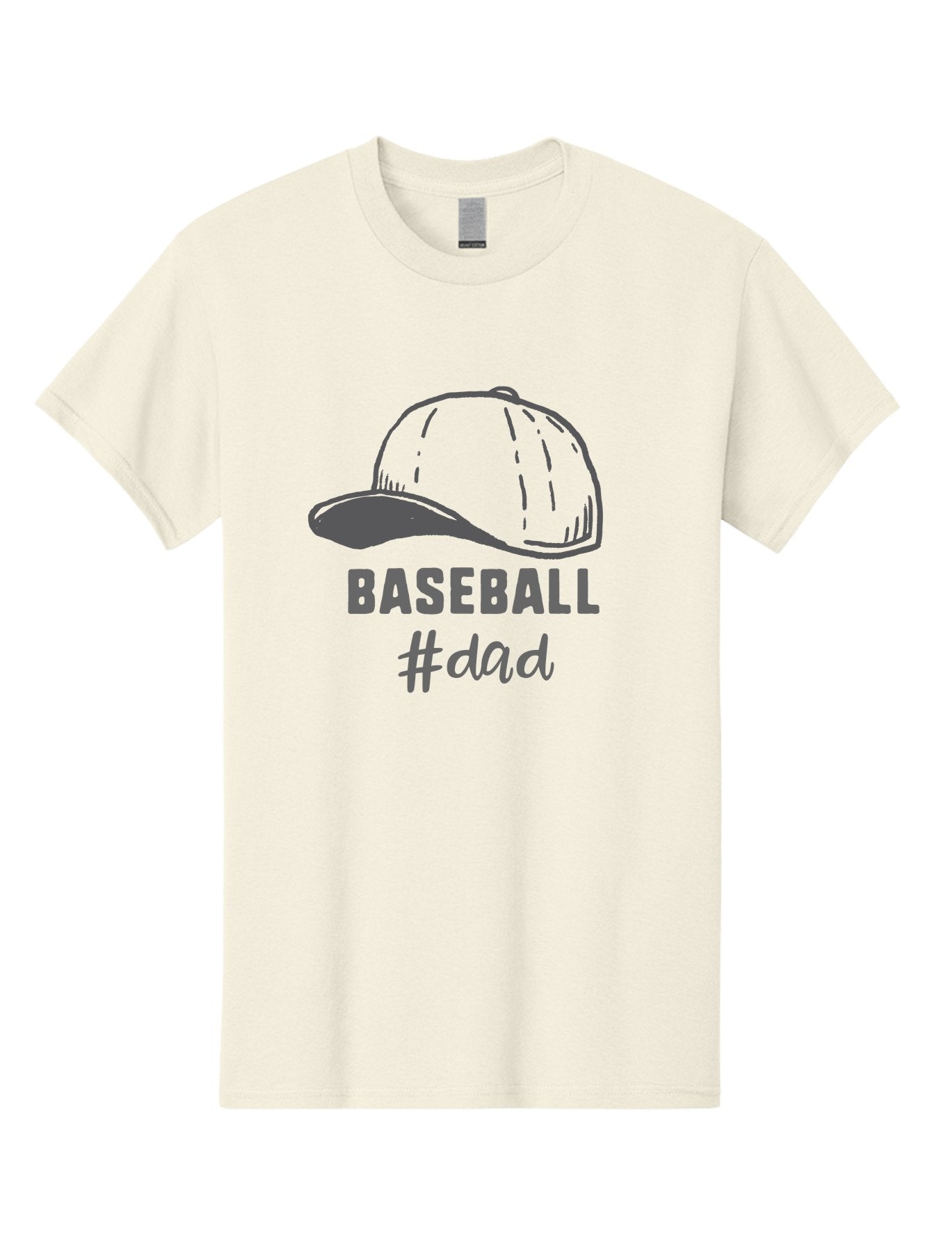 Baseball-Dad Men'S Graphic Tee, 100% Cotton, Comfortable Casual Summer Wear, Machine Washable, Baseball Dad, Baseball Cap, Father'S Day Gift, Dad'S Day Out, Baseball Enthusiast, Sports Dad, Father'S Day Idea, Dad Life, Baseball Love Aac487 3