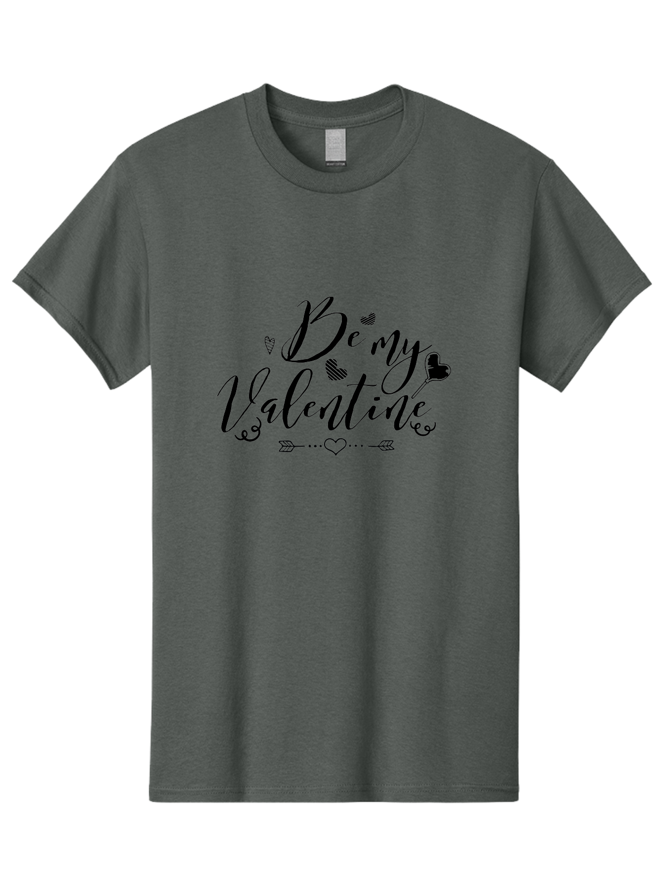 Be-My-Valentine-1 Men'S Graphic Tee, 100% Cotton, Comfortable Casual Summer Wear, Machine Washable, Valentines Day Message, Heartwarming Phrases, Love Quotes, Romantic Gestures, Heart Shaped Decorations, Arrow Through Heart, Love Symbols, Aac498 23