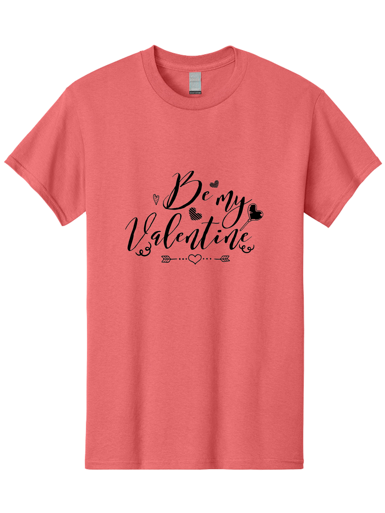Be-My-Valentine-1 Men'S Graphic Tee, 100% Cotton, Comfortable Casual Summer Wear, Machine Washable, Valentines Day Message, Heartwarming Phrases, Love Quotes, Romantic Gestures, Heart Shaped Decorations, Arrow Through Heart, Love Symbols, Aac498 21
