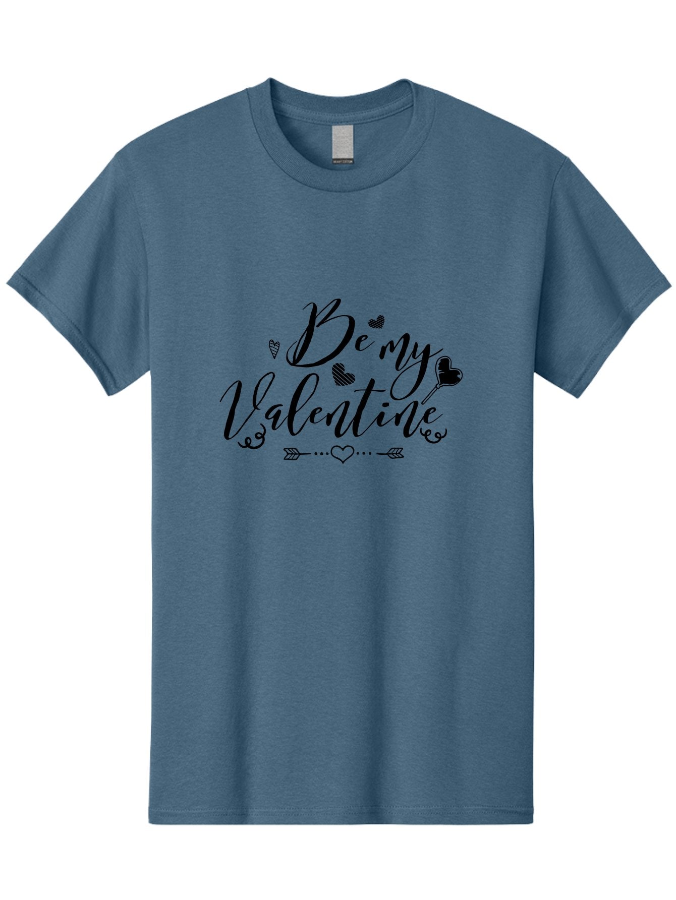 Be-My-Valentine-1 Men'S Graphic Tee, 100% Cotton, Comfortable Casual Summer Wear, Machine Washable, Valentines Day Message, Heartwarming Phrases, Love Quotes, Romantic Gestures, Heart Shaped Decorations, Arrow Through Heart, Love Symbols, Aac498 14