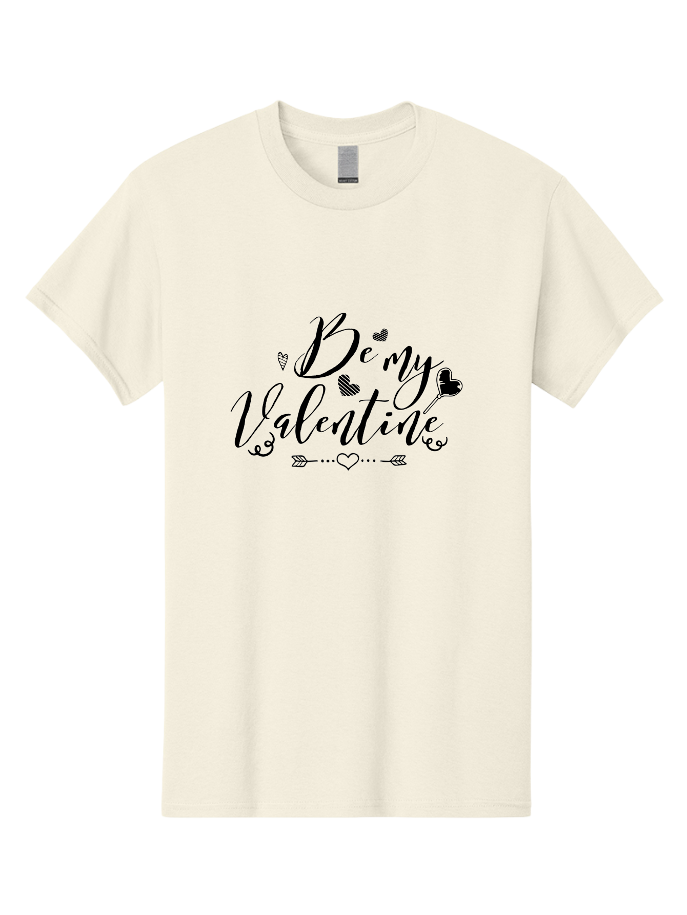 Be-My-Valentine-1 Men'S Graphic Tee, 100% Cotton, Comfortable Casual Summer Wear, Machine Washable, Valentines Day Message, Heartwarming Phrases, Love Quotes, Romantic Gestures, Heart Shaped Decorations, Arrow Through Heart, Love Symbols, Aac498 17