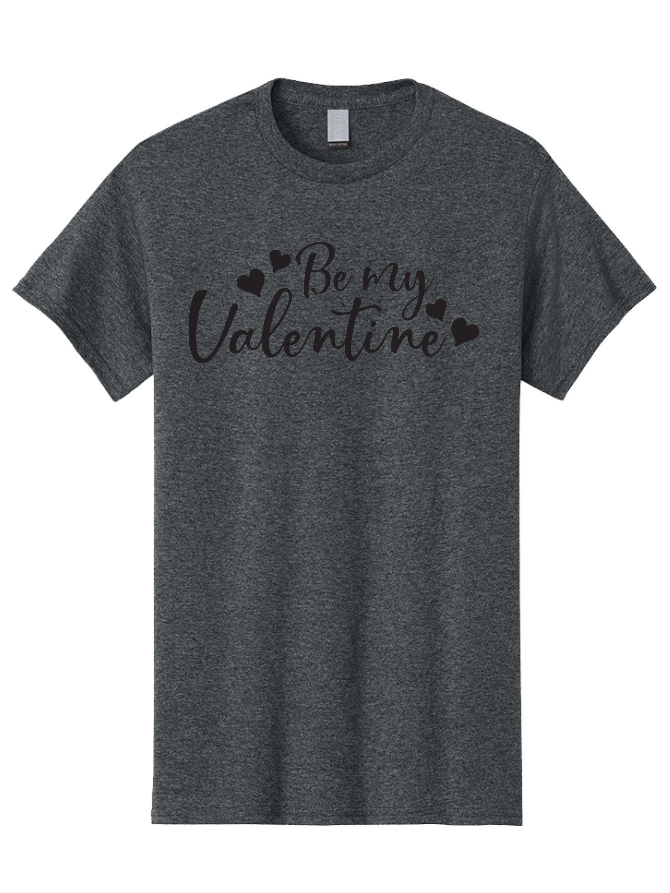 Be-My-Valentine Men'S Graphic Tee, 100% Cotton, Comfortable Casual Summer Wear, Machine Washable, Valentine'S Day Message, Romantic Greeting, Love Hearts, Heart Decoration, Be My Valentine, Valentine'S Day Card, Sweetheart, Love Message, Aac499 8