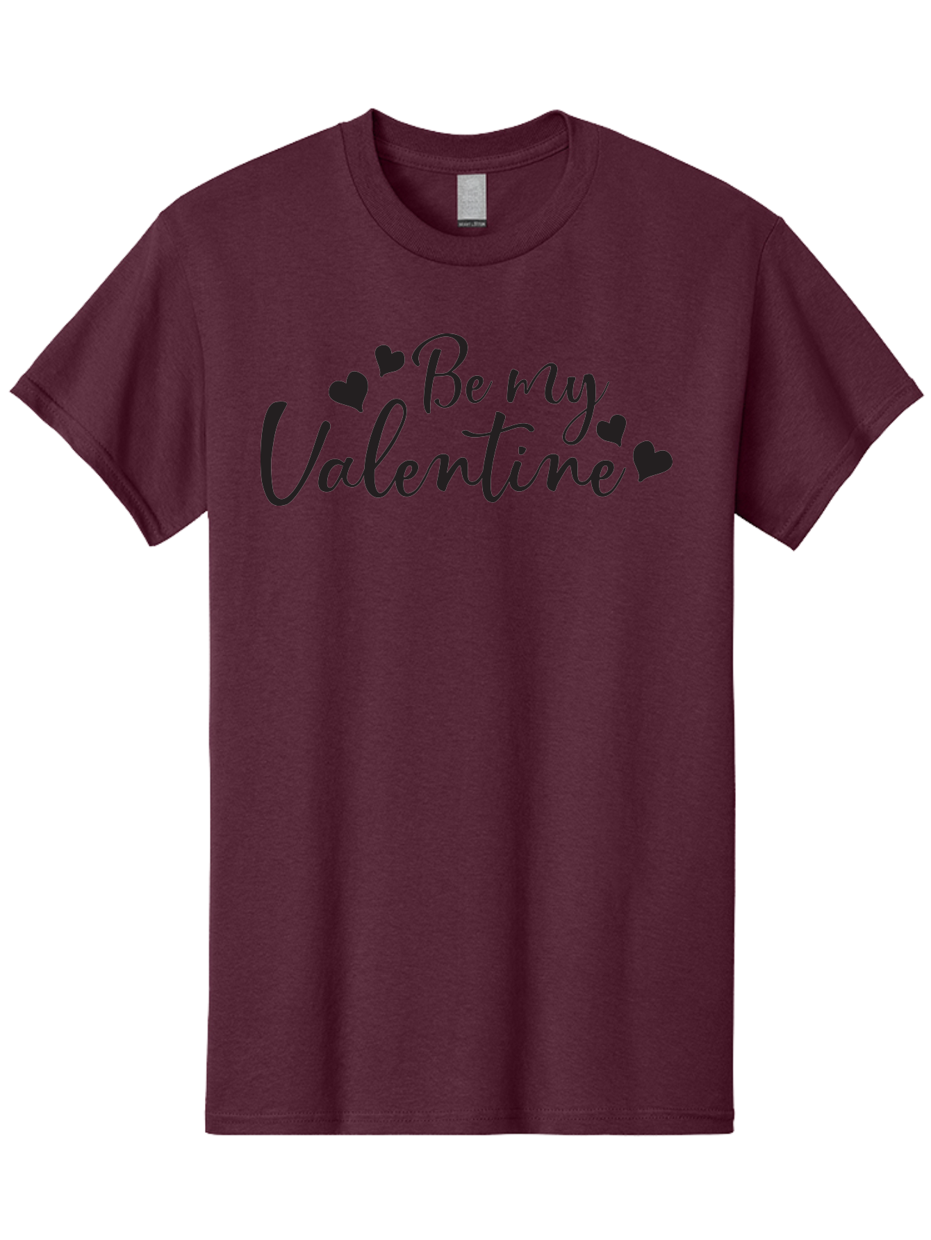Be-My-Valentine Men'S Graphic Tee, 100% Cotton, Comfortable Casual Summer Wear, Machine Washable, Valentine'S Day Message, Romantic Greeting, Love Hearts, Heart Decoration, Be My Valentine, Valentine'S Day Card, Sweetheart, Love Message, Aac499 5