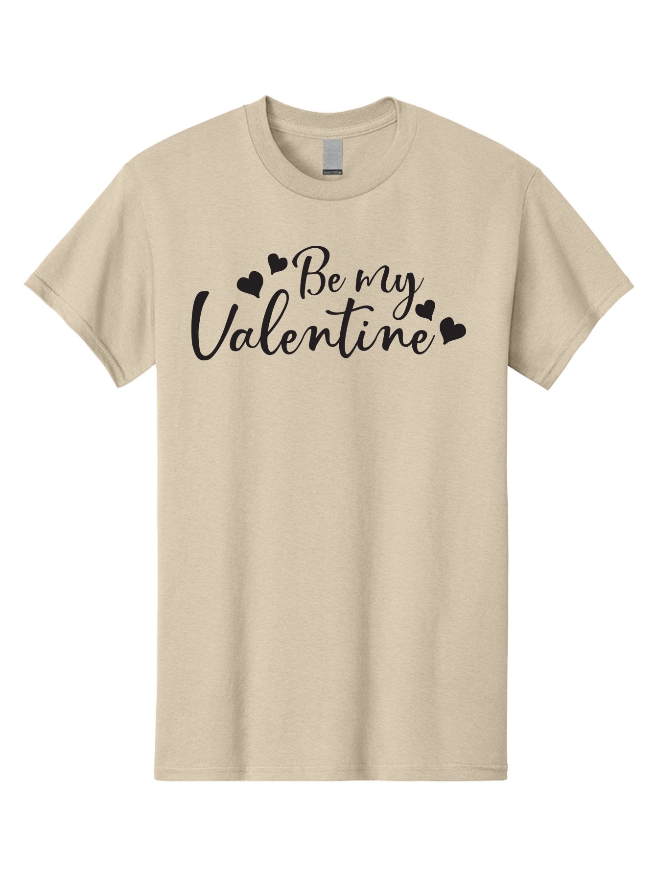 Be-My-Valentine Men'S Graphic Tee, 100% Cotton, Comfortable Casual Summer Wear, Machine Washable, Valentine'S Day Message, Romantic Greeting, Love Hearts, Heart Decoration, Be My Valentine, Valentine'S Day Card, Sweetheart, Love Message, Aac499 6
