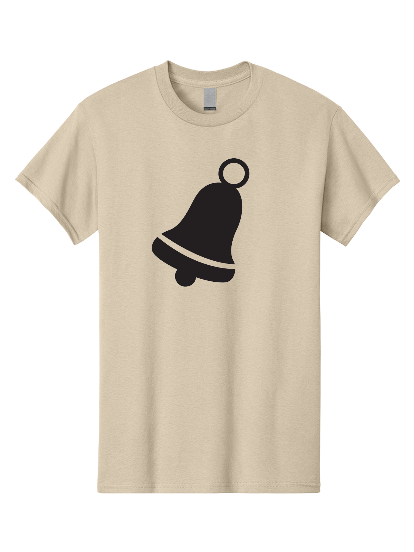 Bell-Icon Men'S Graphic Tee, 100% Cotton, Comfortable Casual Summer Wear, Machine Washable, Notification Symbol, Alert Icon, Reminder Sign, Notification Bell, Message Alert, Bell Notification, Social Media Notification, App Notification Aac509