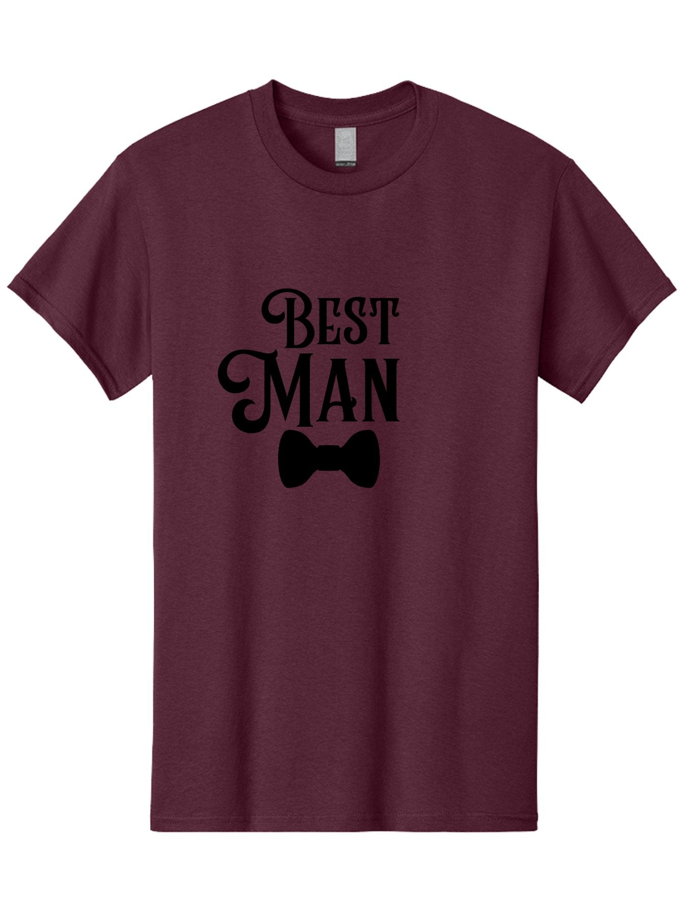 Best-Man Men'S Graphic Tee, 100% Cotton, Comfortable Casual Summer Wear, Machine Washable, Best Man, Bow Tie, Wedding Party, Formal Wear, Stylish Accessories, Men'S Fashion, Groomsman Aac511 6