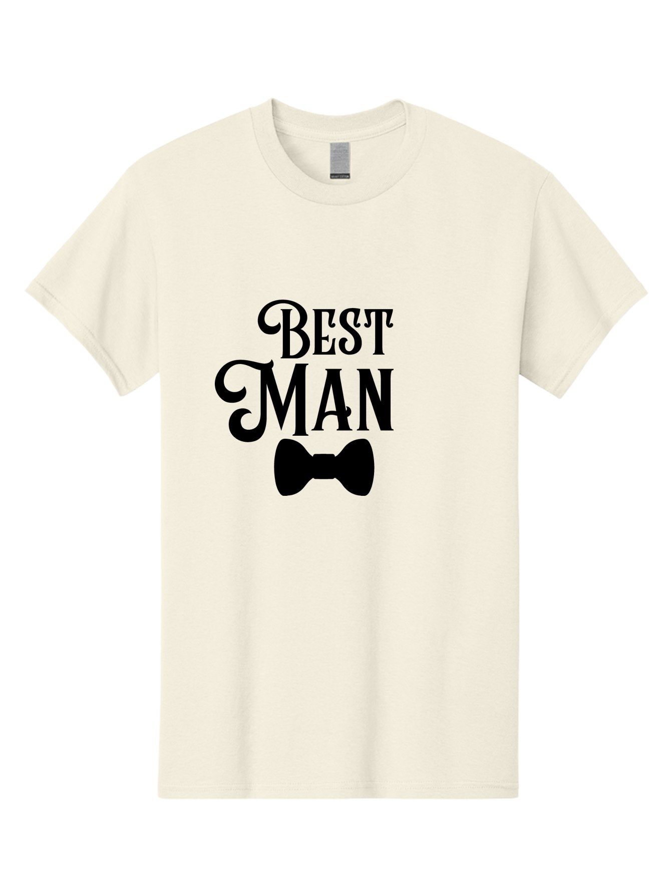 Best-Man Men'S Graphic Tee, 100% Cotton, Comfortable Casual Summer Wear, Machine Washable, Best Man, Bow Tie, Wedding Party, Formal Wear, Stylish Accessories, Men'S Fashion, Groomsman Aac511 13