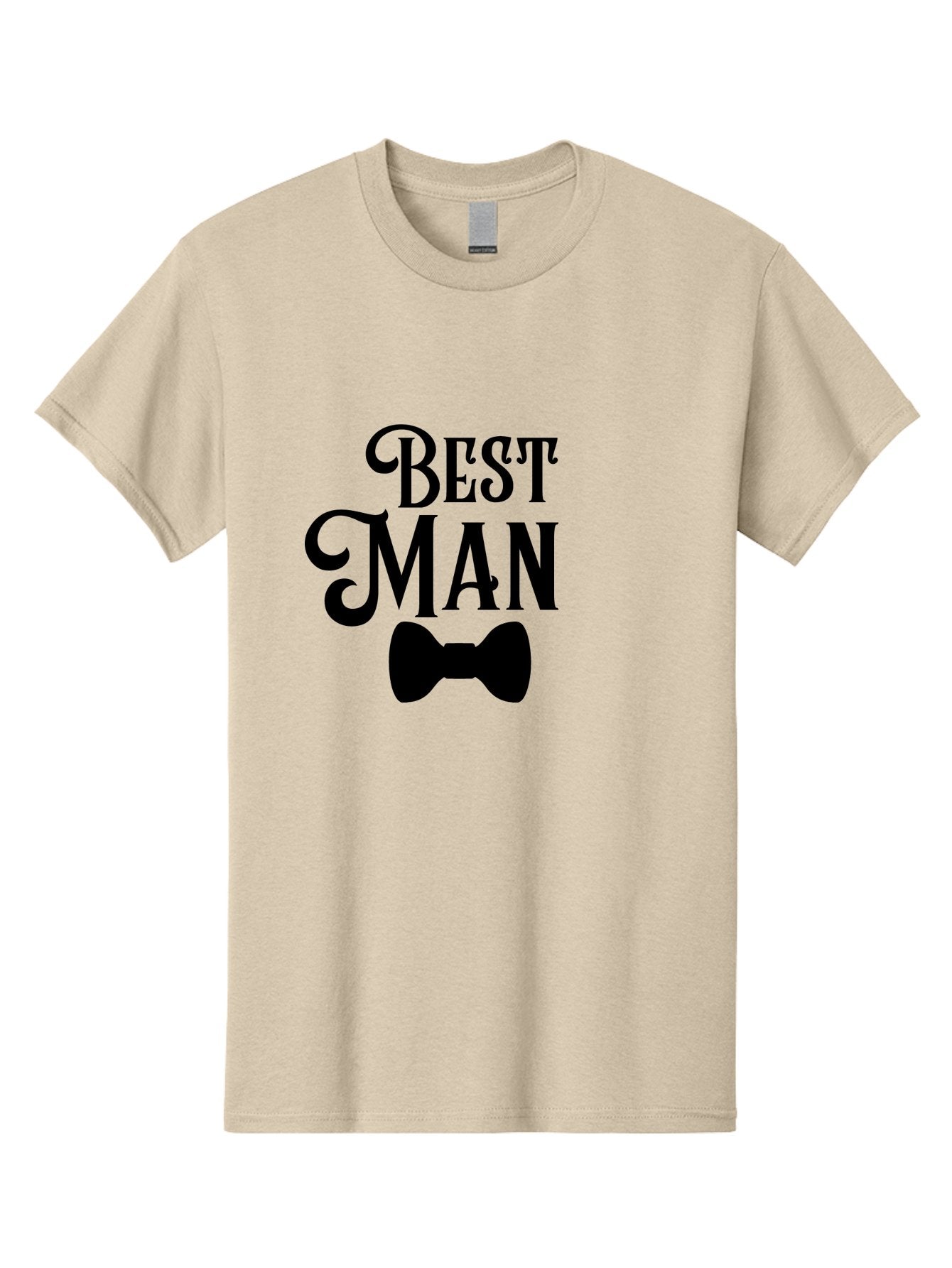 Best-Man Men'S Graphic Tee, 100% Cotton, Comfortable Casual Summer Wear, Machine Washable, Best Man, Bow Tie, Wedding Party, Formal Wear, Stylish Accessories, Men'S Fashion, Groomsman Aac511 9