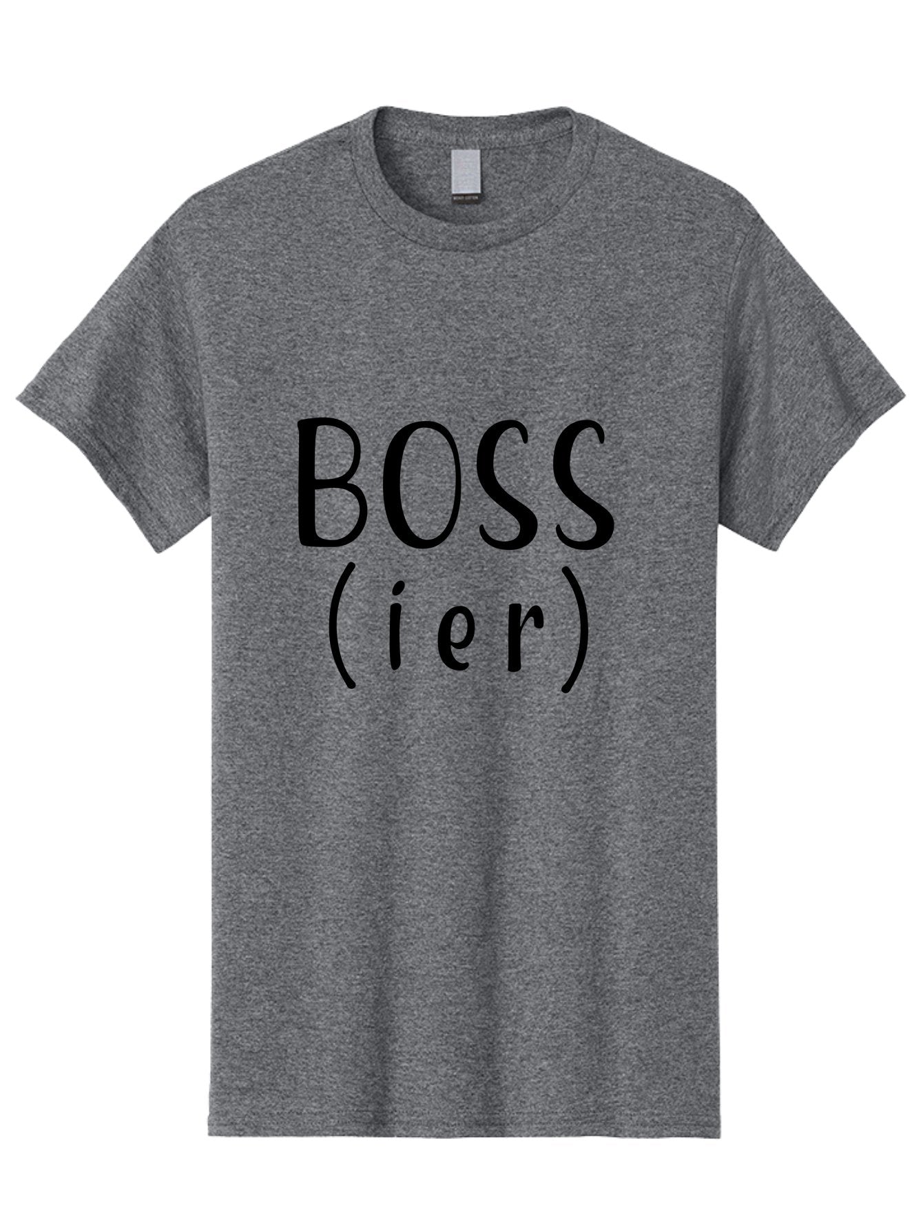 Boss-Ier Men'S Graphic Tee, 100% Cotton, Comfortable Casual Summer Wear, Machine Washable, Boss, Leadership, Authority, Management, Empowerment, Motivation, Confidence, Career Success, Professional Growth, Leadership Skills Aac539 14