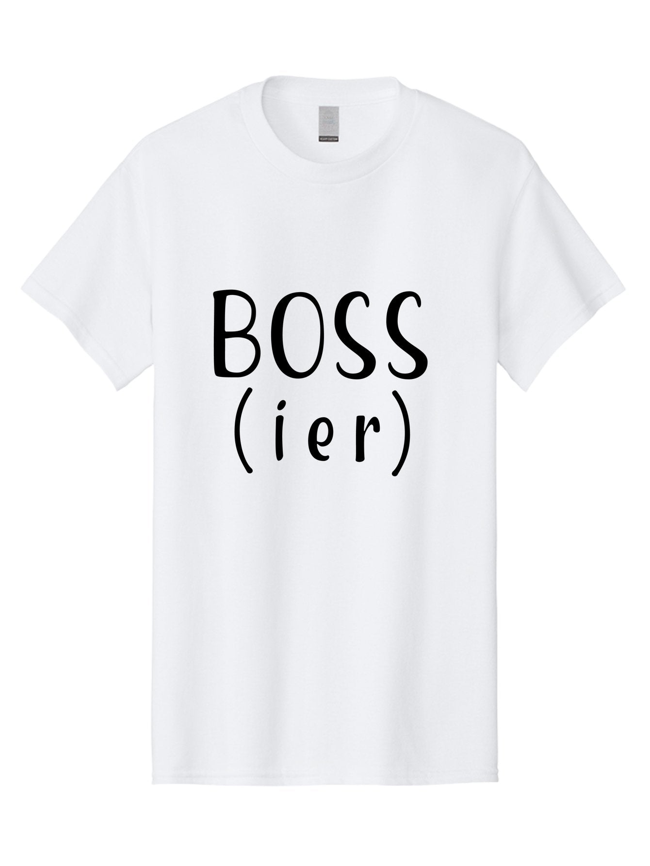 Boss-Ier Men'S Graphic Tee, 100% Cotton, Comfortable Casual Summer Wear, Machine Washable, Boss, Leadership, Authority, Management, Empowerment, Motivation, Confidence, Career Success, Professional Growth, Leadership Skills Aac539 7