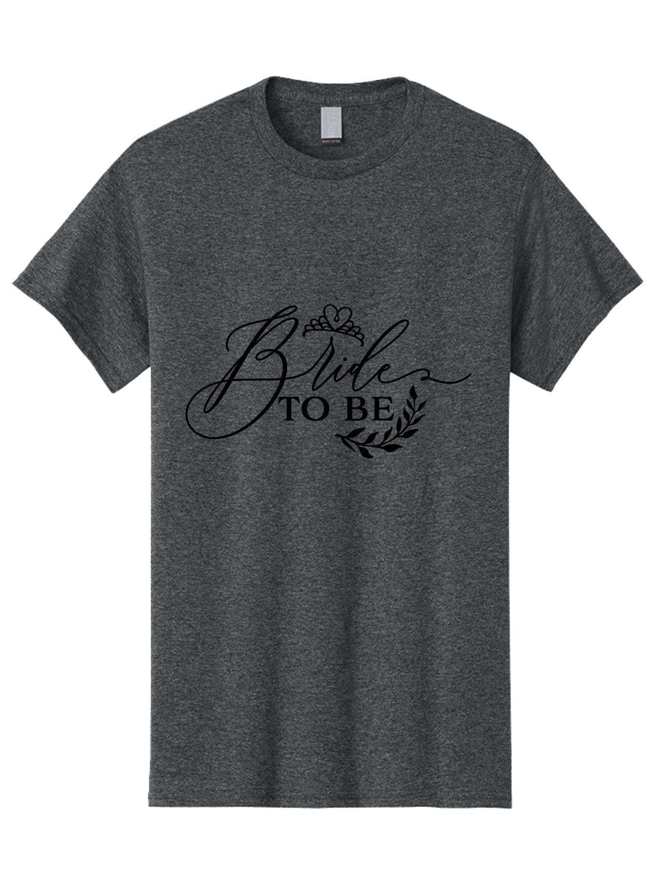 Bride-To-Be Men'S Graphic Tee, 100% Cotton, Comfortable Casual Summer Wear, Machine Washable, Bridal Party, Wedding Decorations, Bachelorette Party, Bridesmaid Gifts, Wedding Accessories, Tiara, Laurel Leaves, Bridal Shower Aac545 5