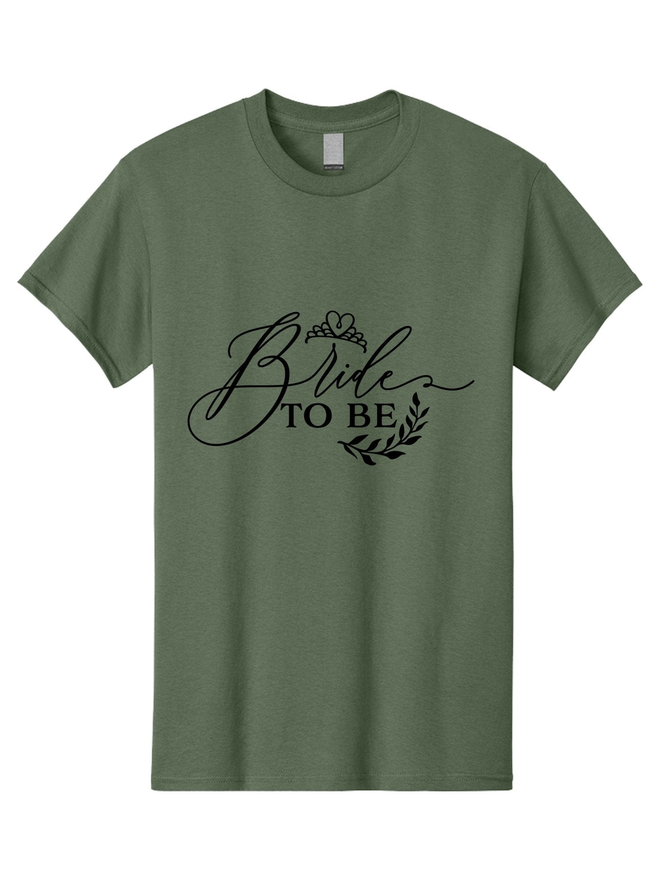 Bride-To-Be Men'S Graphic Tee, 100% Cotton, Comfortable Casual Summer Wear, Machine Washable, Bridal Party, Wedding Decorations, Bachelorette Party, Bridesmaid Gifts, Wedding Accessories, Tiara, Laurel Leaves, Bridal Shower Aac545 11