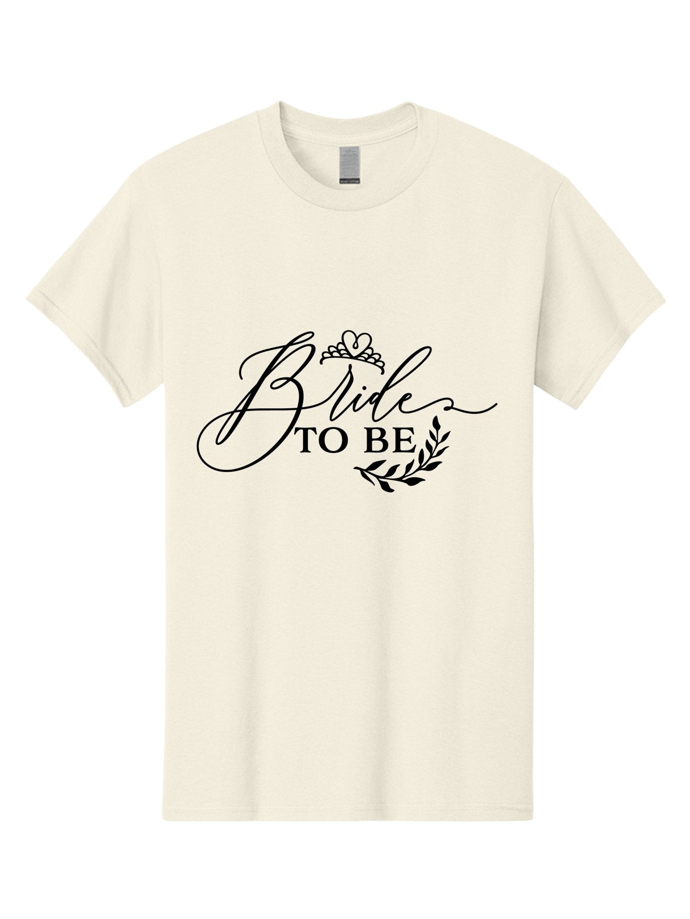 Bride-To-Be Men'S Graphic Tee, 100% Cotton, Comfortable Casual Summer Wear, Machine Washable, Bridal Party, Wedding Decorations, Bachelorette Party, Bridesmaid Gifts, Wedding Accessories, Tiara, Laurel Leaves, Bridal Shower Aac545 3