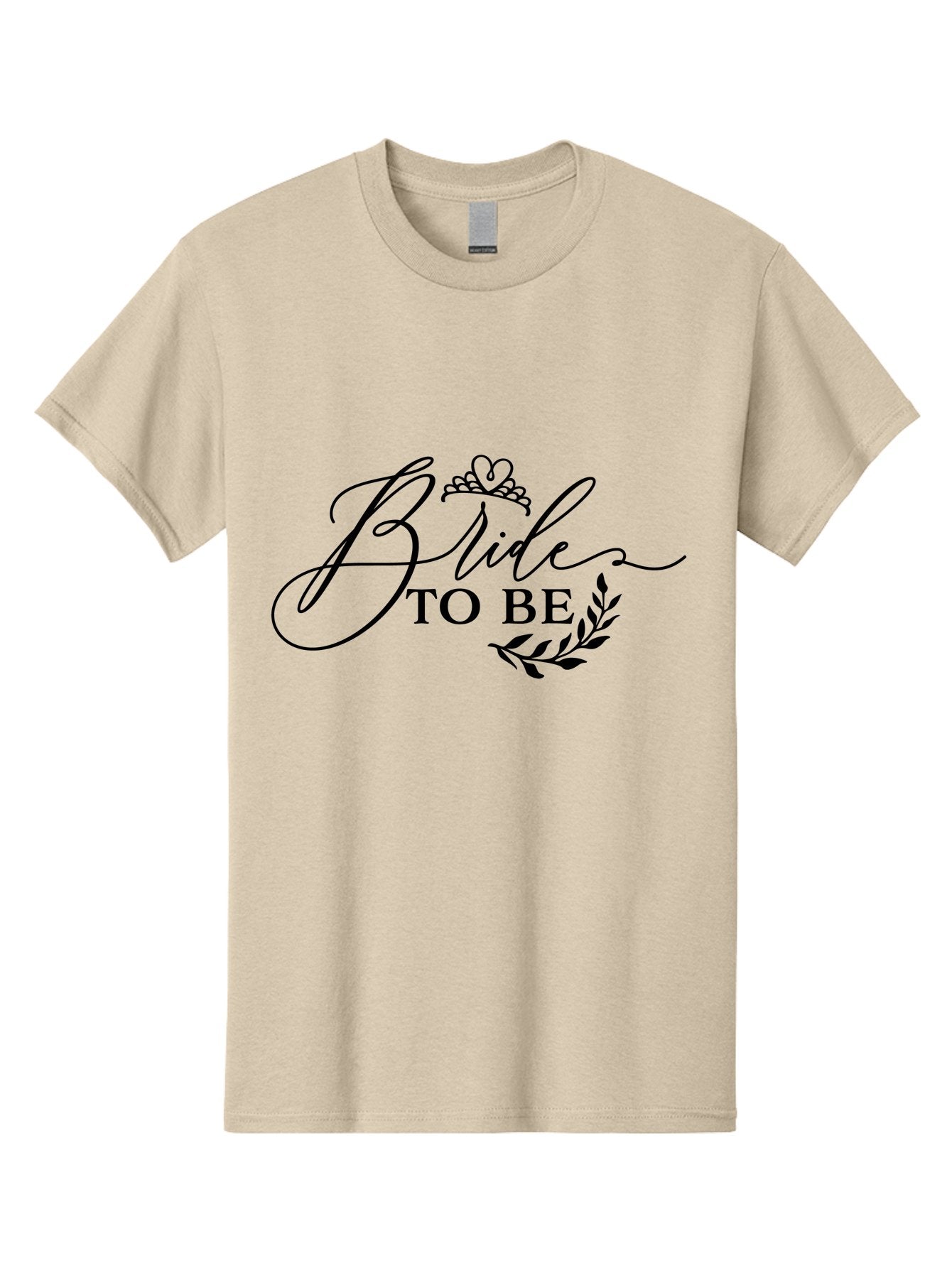 Bride-To-Be Men'S Graphic Tee, 100% Cotton, Comfortable Casual Summer Wear, Machine Washable, Bridal Party, Wedding Decorations, Bachelorette Party, Bridesmaid Gifts, Wedding Accessories, Tiara, Laurel Leaves, Bridal Shower Aac545 14