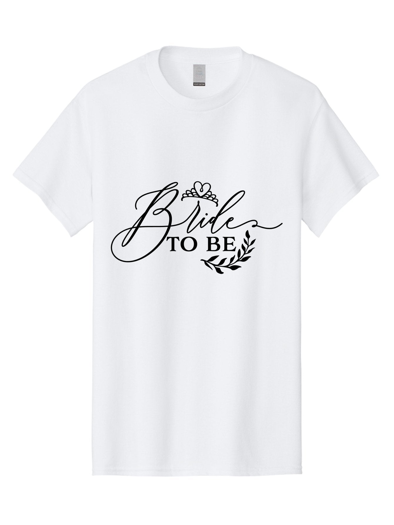 Bride-To-Be Men'S Graphic Tee, 100% Cotton, Comfortable Casual Summer Wear, Machine Washable, Bridal Party, Wedding Decorations, Bachelorette Party, Bridesmaid Gifts, Wedding Accessories, Tiara, Laurel Leaves, Bridal Shower Aac545 7
