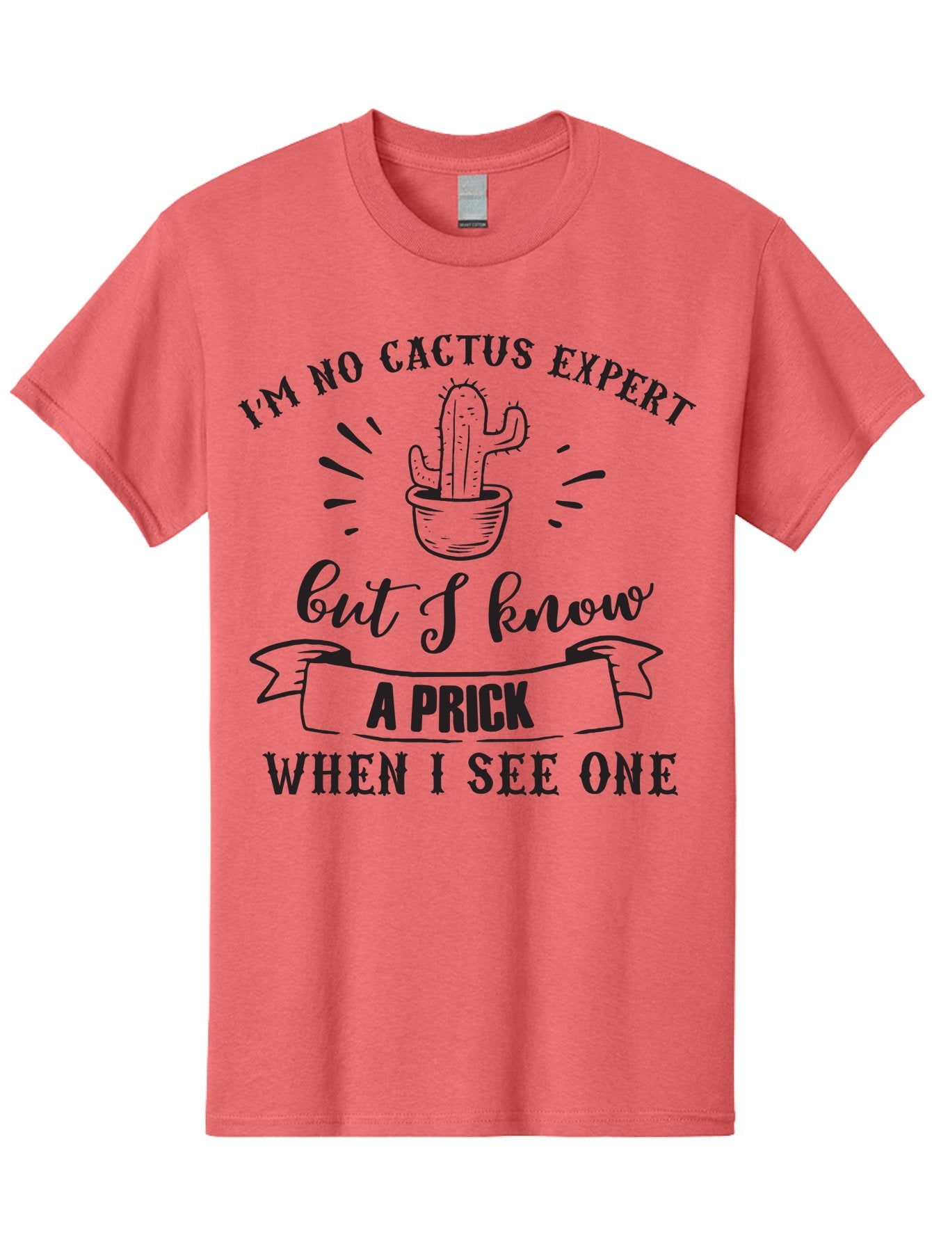 Cactus-Expert Men'S Graphic Tee, 100% Cotton, Comfortable Casual Summer Wear, Machine Washable, Funny Cactus Quote, Sarcastic Saying, Humorous Graphic, Cactus Illustration, Witty Phrase, Sassy Design, Playful Pun Aac558 10