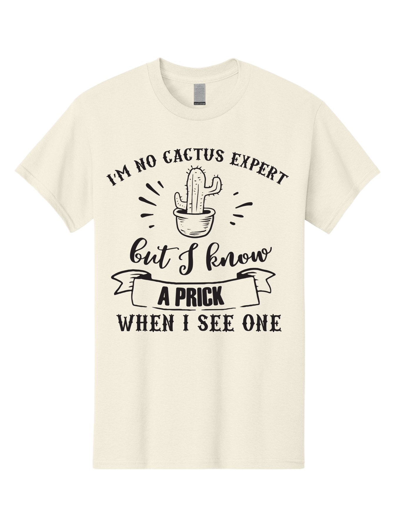 Cactus-Expert Men'S Graphic Tee, 100% Cotton, Comfortable Casual Summer Wear, Machine Washable, Funny Cactus Quote, Sarcastic Saying, Humorous Graphic, Cactus Illustration, Witty Phrase, Sassy Design, Playful Pun Aac558 13