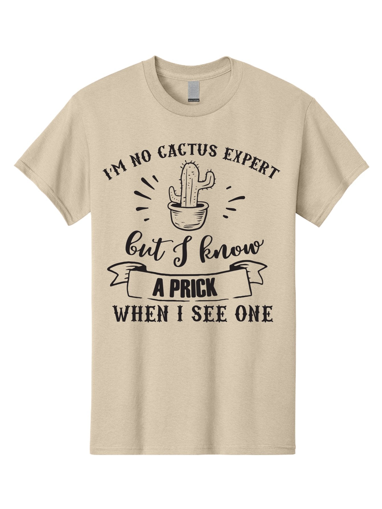 Cactus-Expert Men'S Graphic Tee, 100% Cotton, Comfortable Casual Summer Wear, Machine Washable, Funny Cactus Quote, Sarcastic Saying, Humorous Graphic, Cactus Illustration, Witty Phrase, Sassy Design, Playful Pun Aac558 11