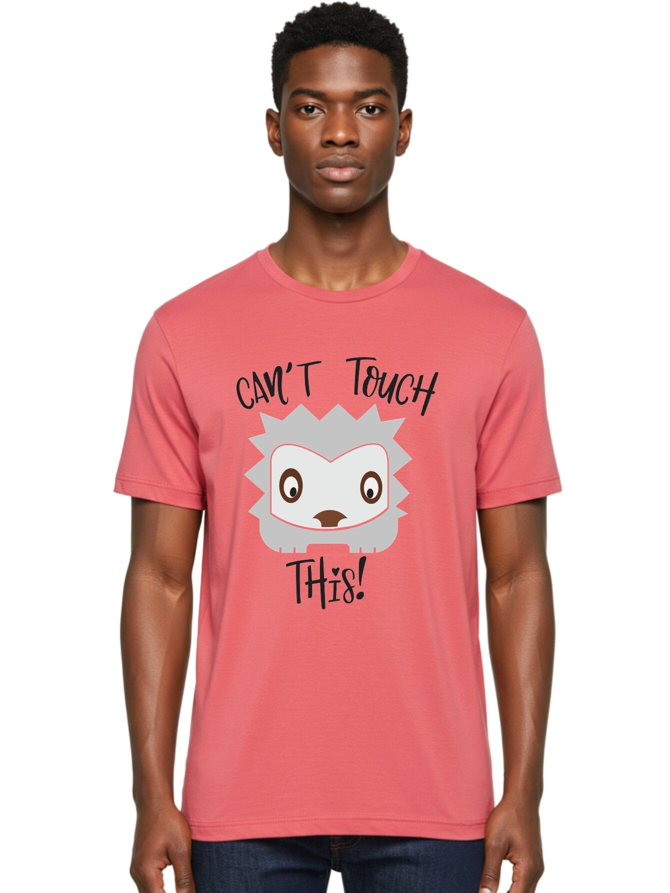 Can-T-Touch-This-Hedgehog Men'S Graphic Tee, 100% Cotton, Comfortable Casual Summer Wear, Machine Washable, Funny Hedgehog, Cartoon Character, Cute Animal, Humorous Illustration, Playful Design, Prickly Creature, Can'T Touch This Aac564 17