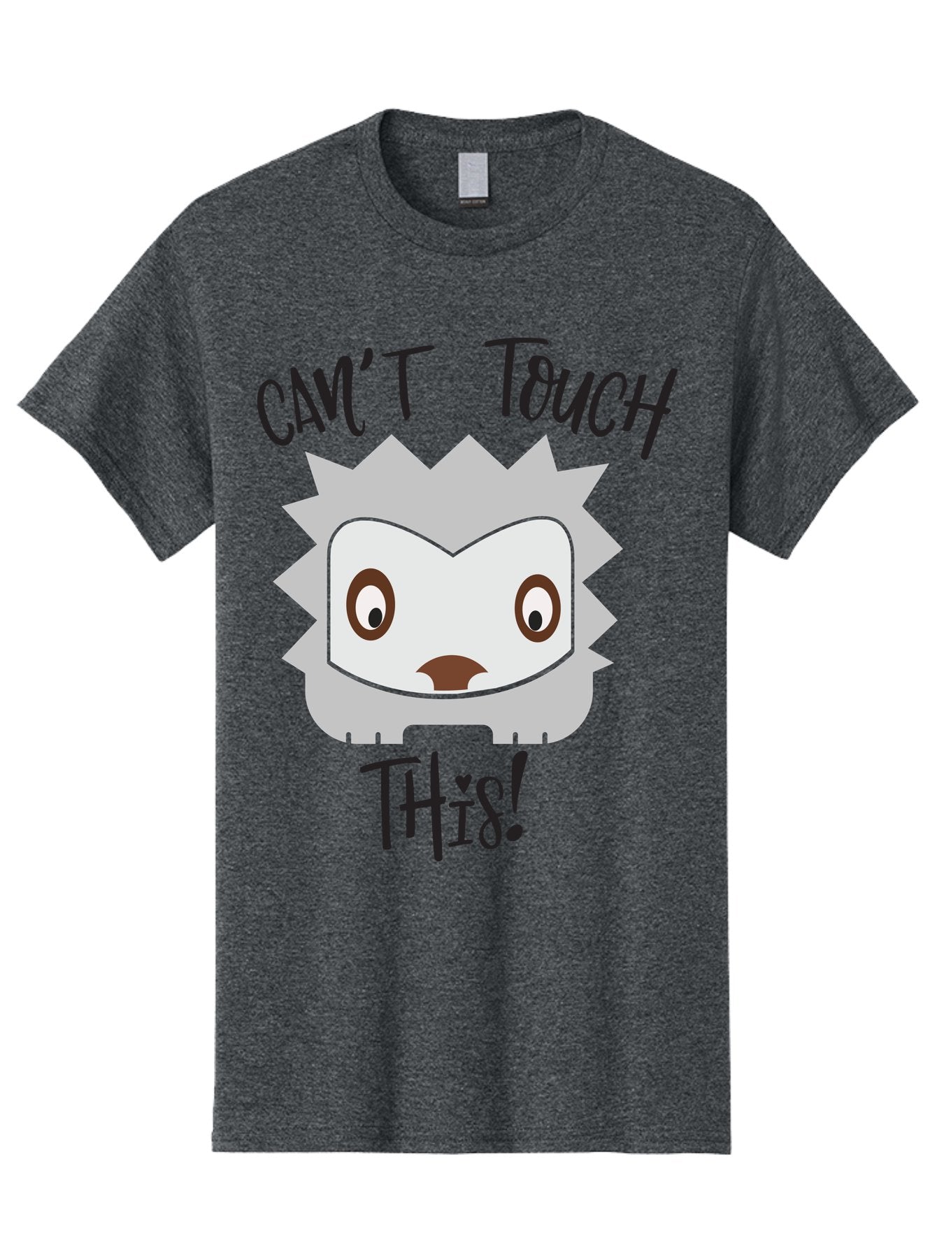 Can-T-Touch-This-Hedgehog Men'S Graphic Tee, 100% Cotton, Comfortable Casual Summer Wear, Machine Washable, Funny Hedgehog, Cartoon Character, Cute Animal, Humorous Illustration, Playful Design, Prickly Creature, Can'T Touch This Aac564