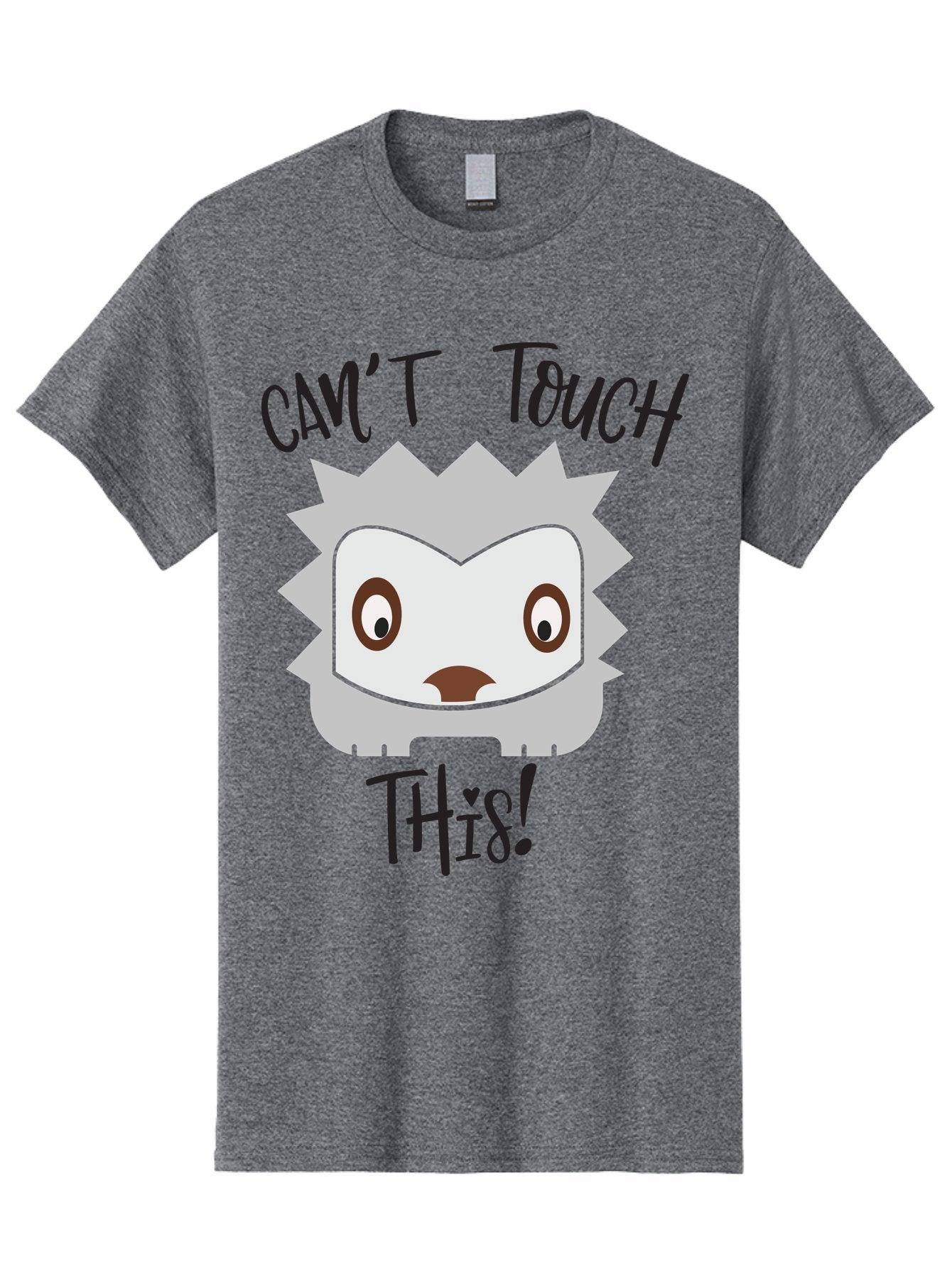 Can-T-Touch-This-Hedgehog Men'S Graphic Tee, 100% Cotton, Comfortable Casual Summer Wear, Machine Washable, Funny Hedgehog, Cartoon Character, Cute Animal, Humorous Illustration, Playful Design, Prickly Creature, Can'T Touch This Aac564 4