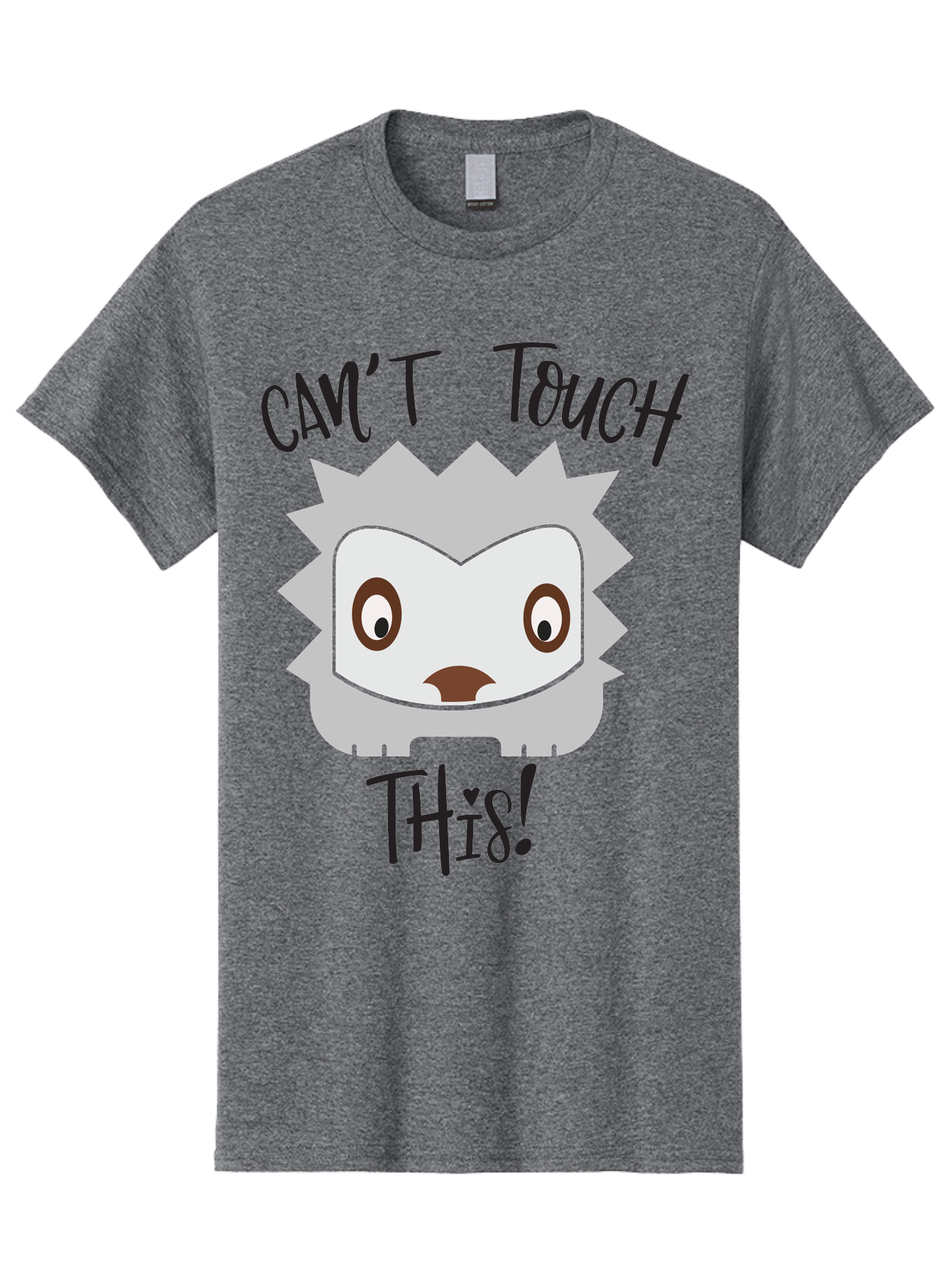 Can-T-Touch-This-Hedgehog Men'S Graphic Tee, 100% Cotton, Comfortable Casual Summer Wear, Machine Washable, Funny Hedgehog, Cartoon Character, Cute Animal, Humorous Illustration, Playful Design, Prickly Creature, Can'T Touch This Aac564 23