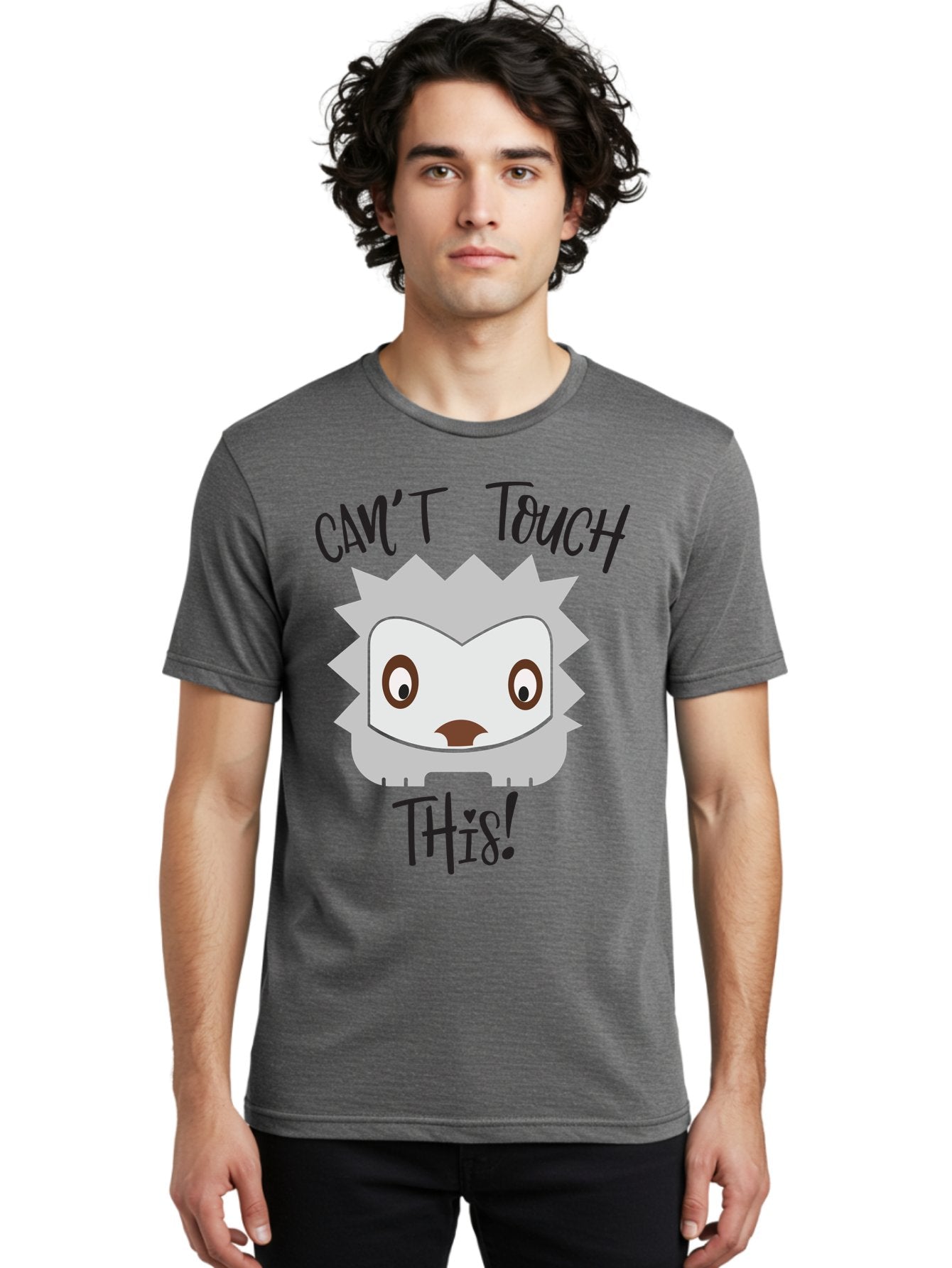 Can-T-Touch-This-Hedgehog Men'S Graphic Tee, 100% Cotton, Comfortable Casual Summer Wear, Machine Washable, Funny Hedgehog, Cartoon Character, Cute Animal, Humorous Illustration, Playful Design, Prickly Creature, Can'T Touch This Aac564 18