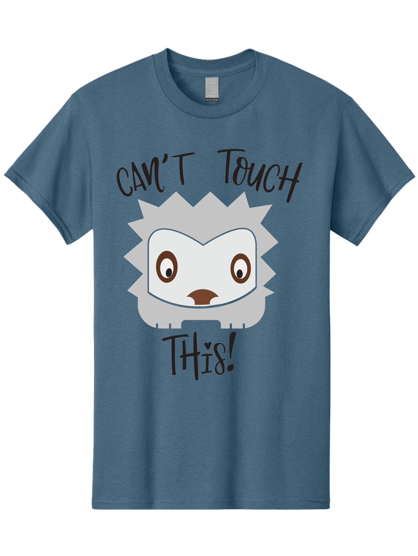 Can-T-Touch-This-Hedgehog Men'S Graphic Tee, 100% Cotton, Comfortable Casual Summer Wear, Machine Washable, Funny Hedgehog, Cartoon Character, Cute Animal, Humorous Illustration, Playful Design, Prickly Creature, Can'T Touch This Aac564 3