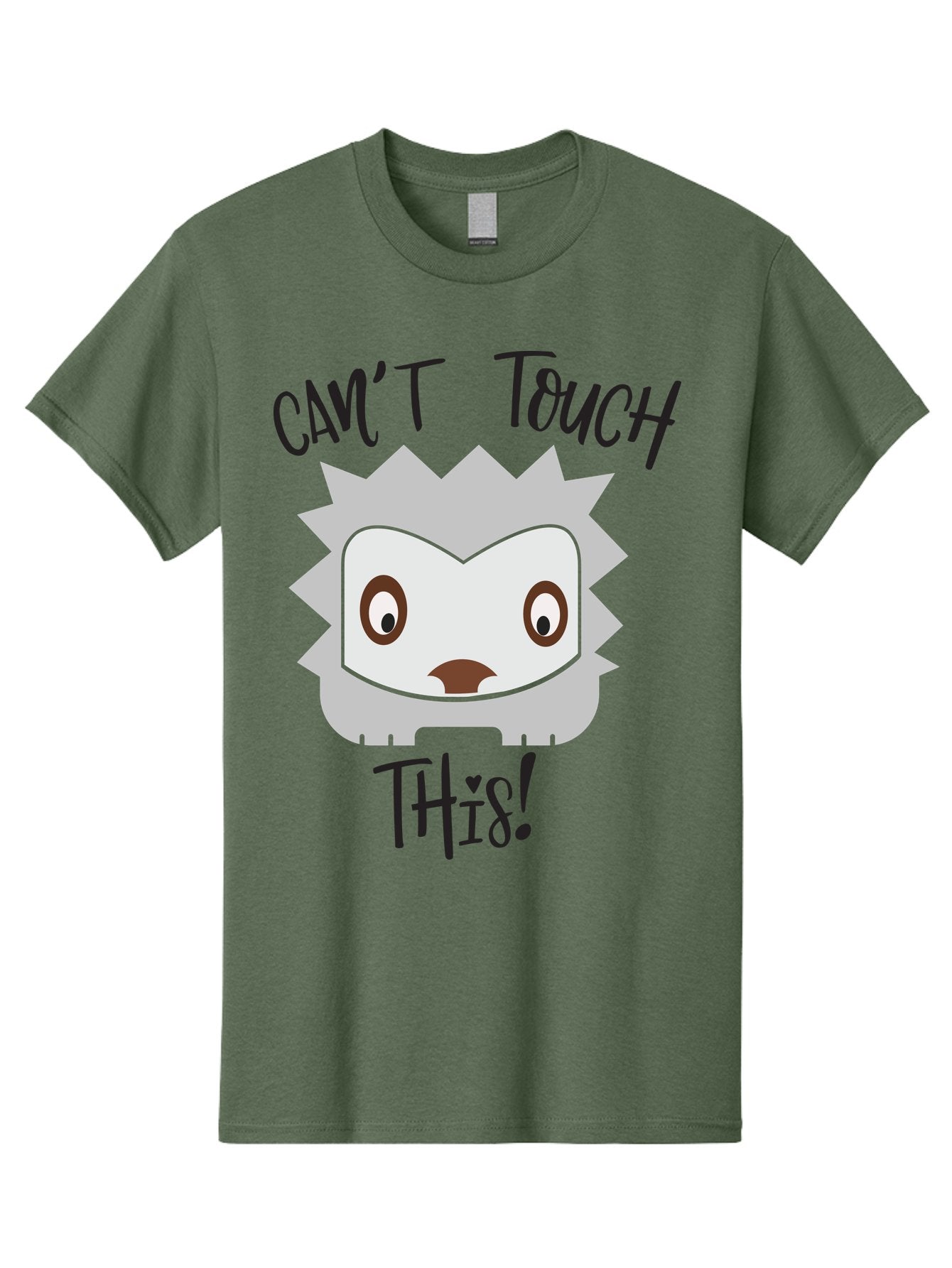 Can-T-Touch-This-Hedgehog Men'S Graphic Tee, 100% Cotton, Comfortable Casual Summer Wear, Machine Washable, Funny Hedgehog, Cartoon Character, Cute Animal, Humorous Illustration, Playful Design, Prickly Creature, Can'T Touch This Aac564 5
