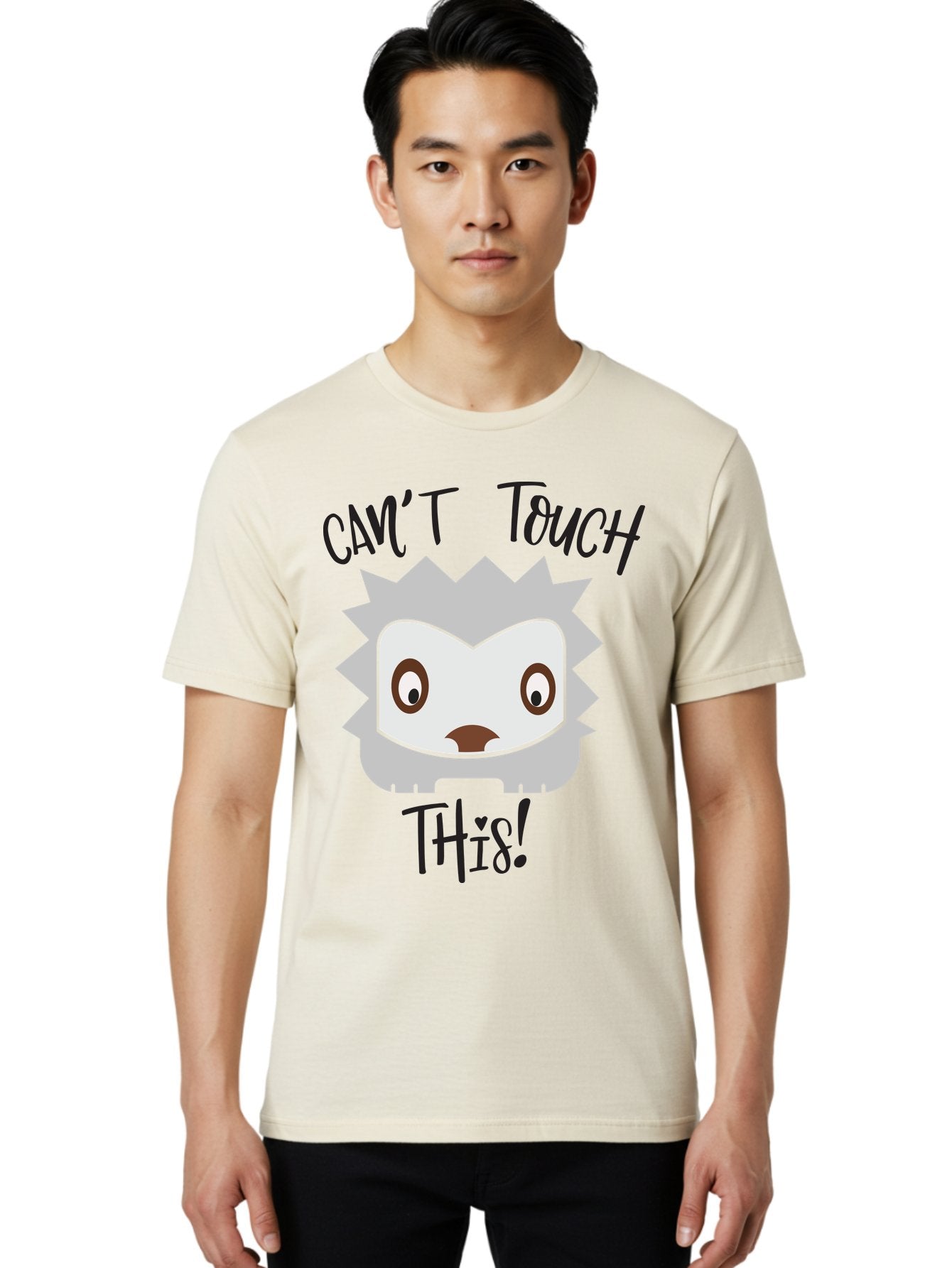 Can-T-Touch-This-Hedgehog Men'S Graphic Tee, 100% Cotton, Comfortable Casual Summer Wear, Machine Washable, Funny Hedgehog, Cartoon Character, Cute Animal, Humorous Illustration, Playful Design, Prickly Creature, Can'T Touch This Aac564 30