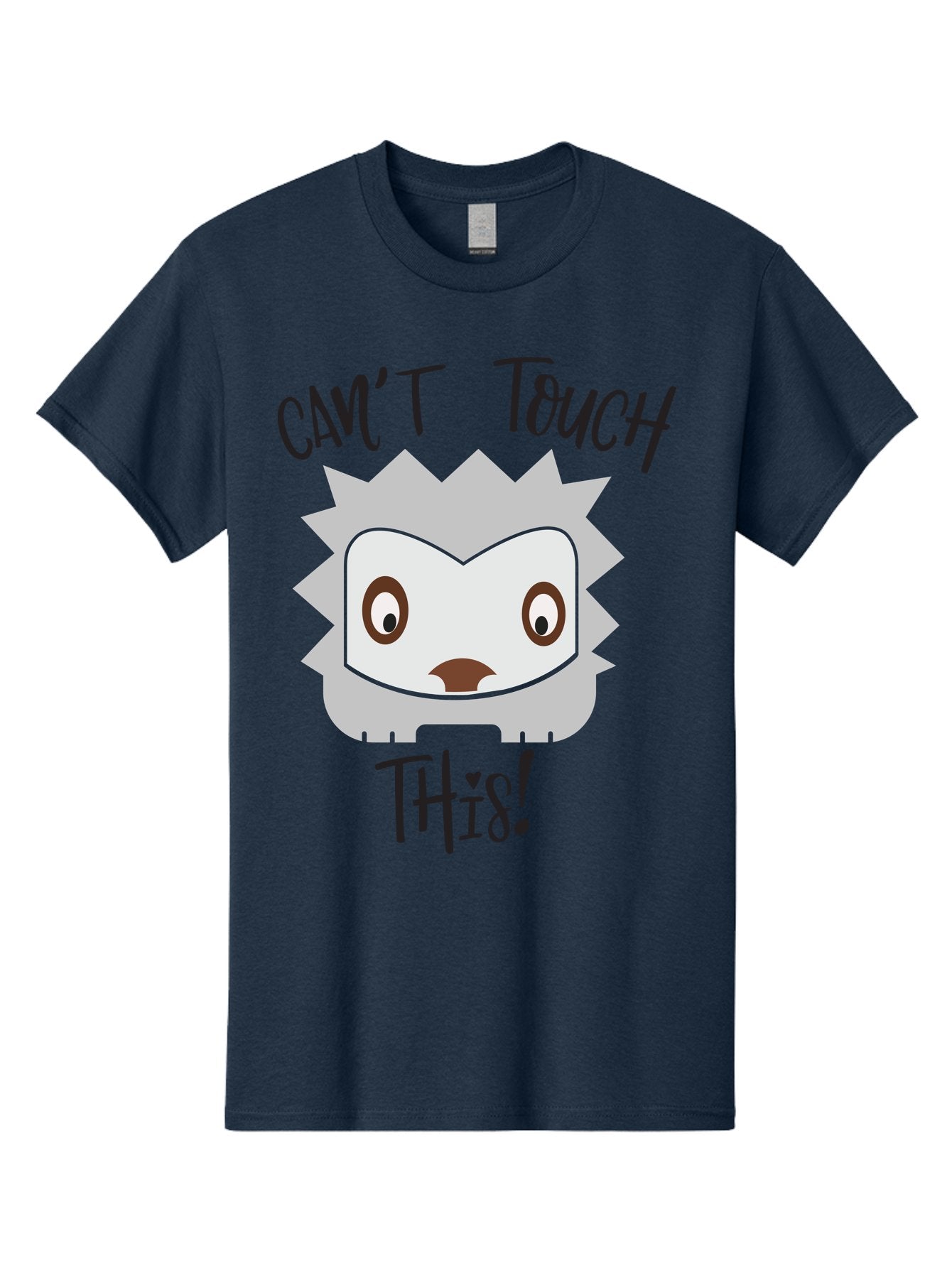 Can-T-Touch-This-Hedgehog Men'S Graphic Tee, 100% Cotton, Comfortable Casual Summer Wear, Machine Washable, Funny Hedgehog, Cartoon Character, Cute Animal, Humorous Illustration, Playful Design, Prickly Creature, Can'T Touch This Aac564 3