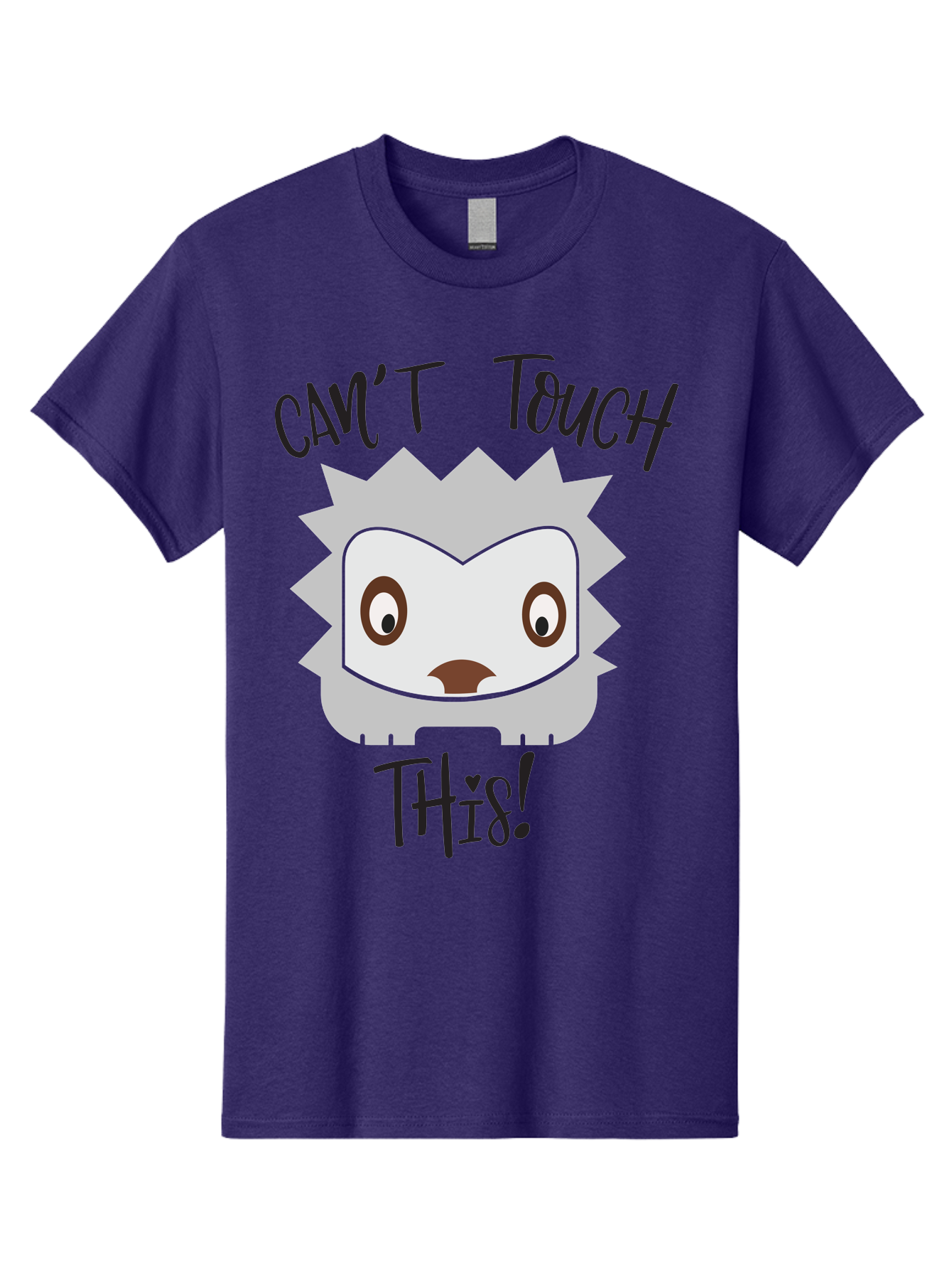 Can-T-Touch-This-Hedgehog Men'S Graphic Tee, 100% Cotton, Comfortable Casual Summer Wear, Machine Washable, Funny Hedgehog, Cartoon Character, Cute Animal, Humorous Illustration, Playful Design, Prickly Creature, Can'T Touch This Aac564 21