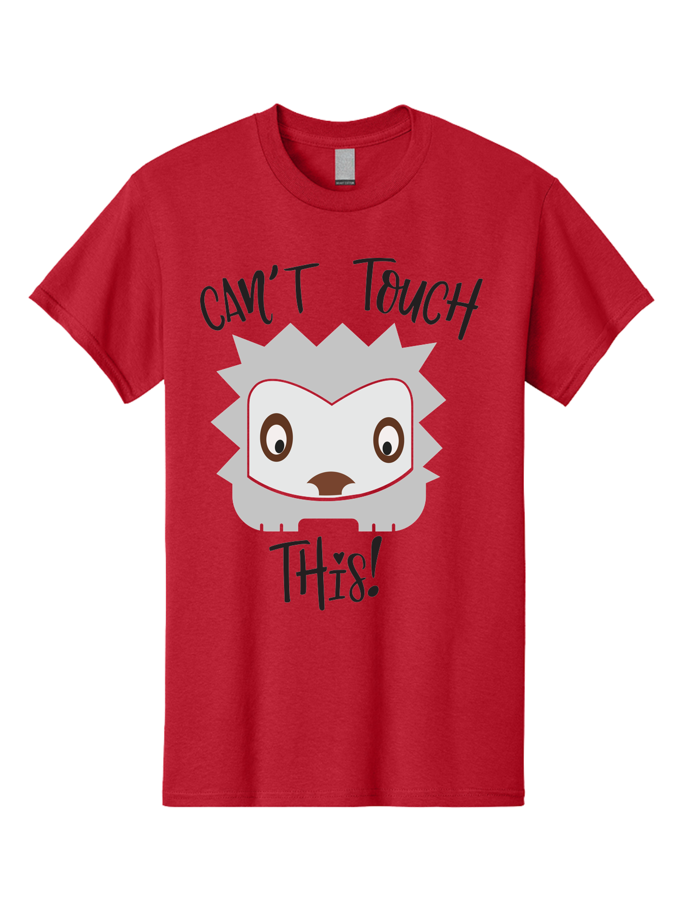 Can-T-Touch-This-Hedgehog Men'S Graphic Tee, 100% Cotton, Comfortable Casual Summer Wear, Machine Washable, Funny Hedgehog, Cartoon Character, Cute Animal, Humorous Illustration, Playful Design, Prickly Creature, Can'T Touch This Aac564 25
