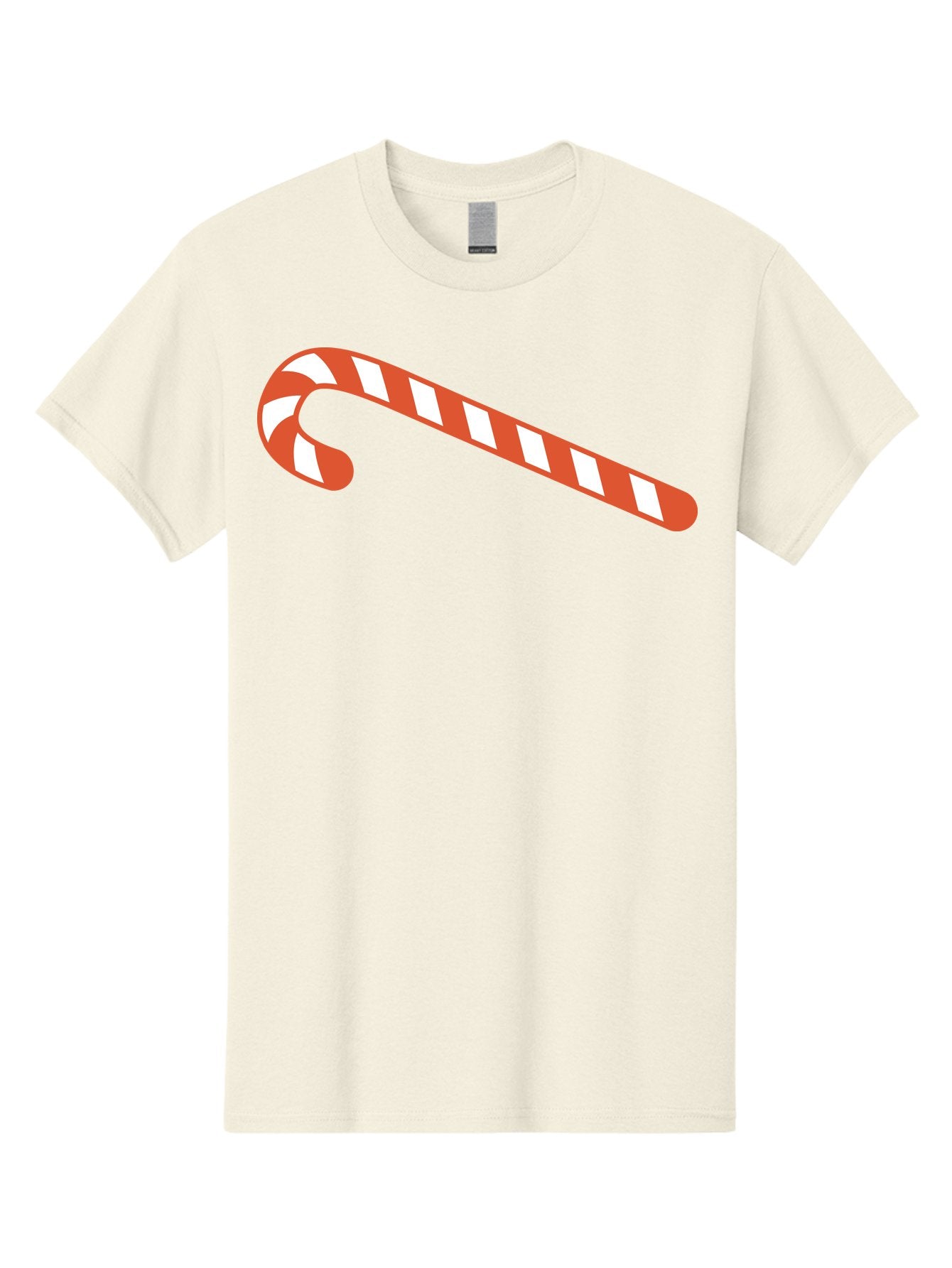 Candy-Cane Men'S Graphic Tee, 100% Cotton, Comfortable Casual Summer Wear, Machine Washable, Striped Candy Cane, Christmas Treat, Festive Holiday Symbol, Red And White Stripes, Sweet Holiday Tradition, Seasonal Delight Aac565 6