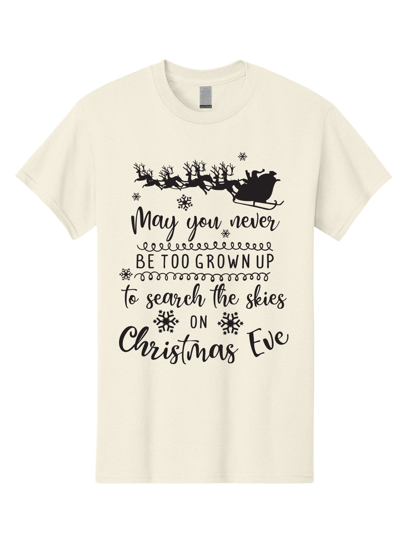 Christmas-Eve Men'S Graphic Tee, 100% Cotton, Comfortable Casual Summer Wear, Machine Washable, Christmas Eve Wish, Santa Claus, Sleigh Ride, Reindeer, Festive Quote, Holiday Magic, Winter Wonderland, Christmas Magic, Santa'S Sleigh Aac581 11