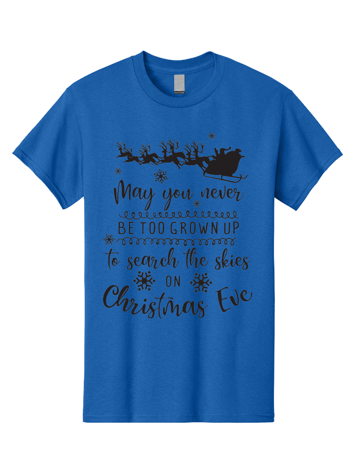 Christmas-Eve Men'S Graphic Tee, 100% Cotton, Comfortable Casual Summer Wear, Machine Washable, Christmas Eve Wish, Santa Claus, Sleigh Ride, Reindeer, Festive Quote, Holiday Magic, Winter Wonderland, Christmas Magic, Santa'S Sleigh Aac581 11