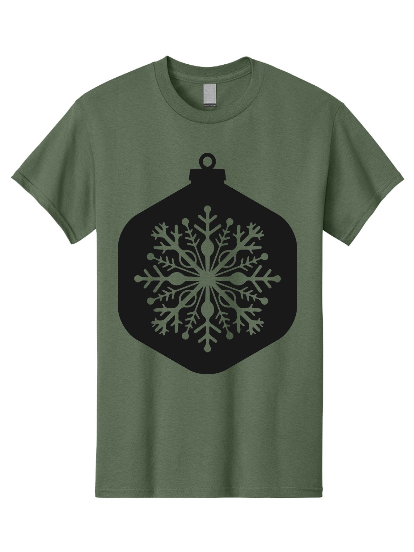 Christmas-Ornament-Snowflake Men'S Graphic Tee, 100% Cotton, Comfortable Casual Summer Wear, Machine Washable, Christmas Ornament, Snowflake Design, Festive Decor, Holiday Symbol, Winter Wonderland, Seasonal Charm, Elegant Pattern, Aac583 10