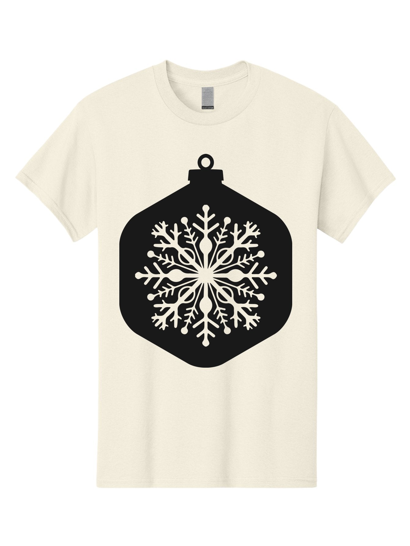 Christmas-Ornament-Snowflake Men'S Graphic Tee, 100% Cotton, Comfortable Casual Summer Wear, Machine Washable, Christmas Ornament, Snowflake Design, Festive Decor, Holiday Symbol, Winter Wonderland, Seasonal Charm, Elegant Pattern, Aac583 5