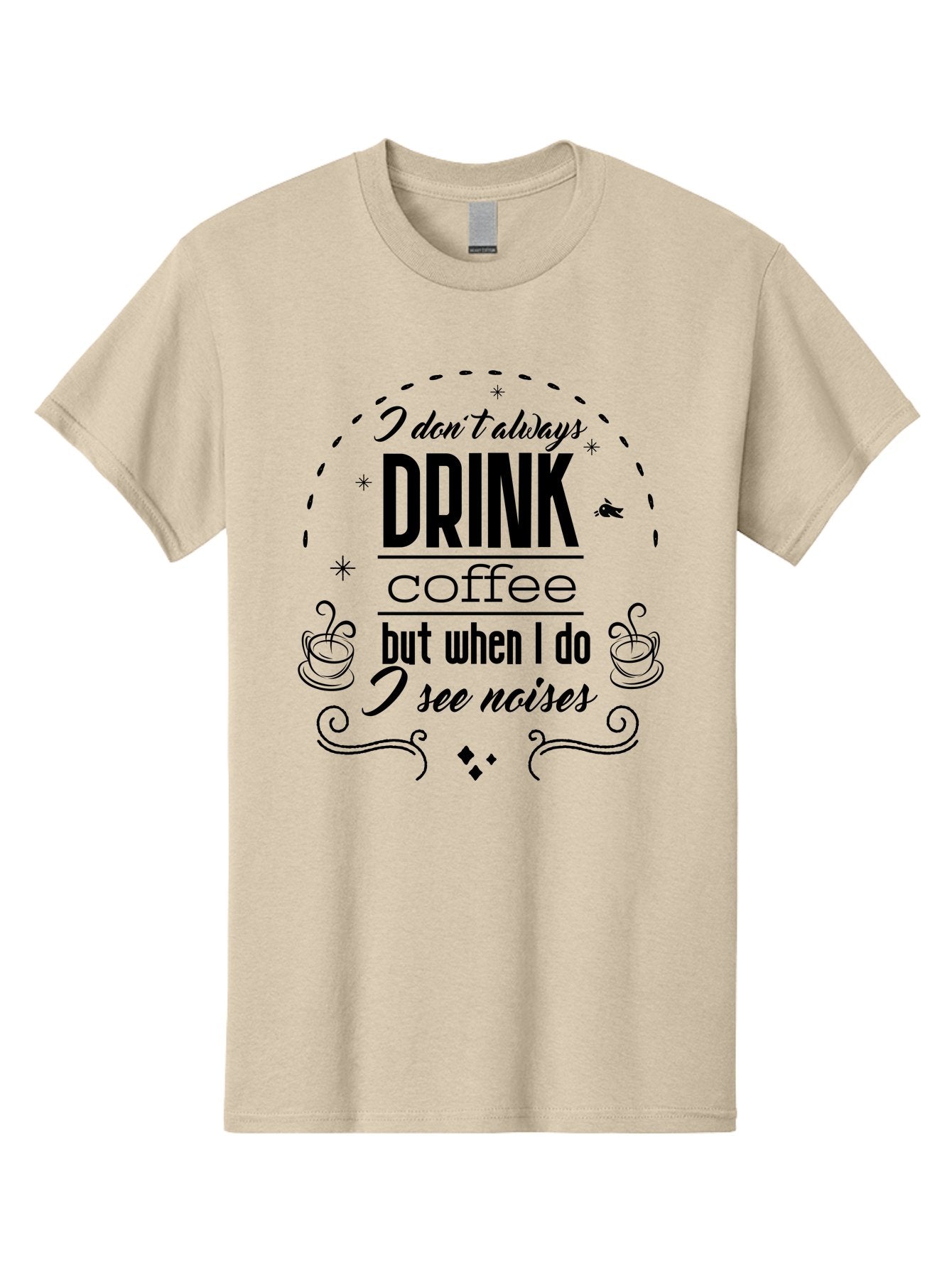 Coffee-Quote Men'S Graphic Tee, 100% Cotton, Comfortable Casual Summer Wear, Machine Washable, Funny Coffee Quote, Coffee Humor, Drink Coffee, Coffee Lover, Coffee Addict, Coffee Quotes, Humorous Sayings, Witty Phrases Aac604 6