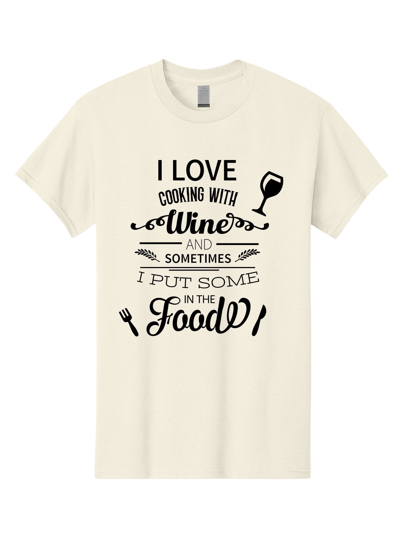 Cooking-With-Wine Men'S Graphic Tee, 100% Cotton, Comfortable Casual Summer Wear, Machine Washable, Cooking With Wine, Wine Quote, Funny Kitchen Humor, Wine Lover Gift, Culinary Arts, Kitchen Decor Inspiration, Chef'S Wit Aac608 6