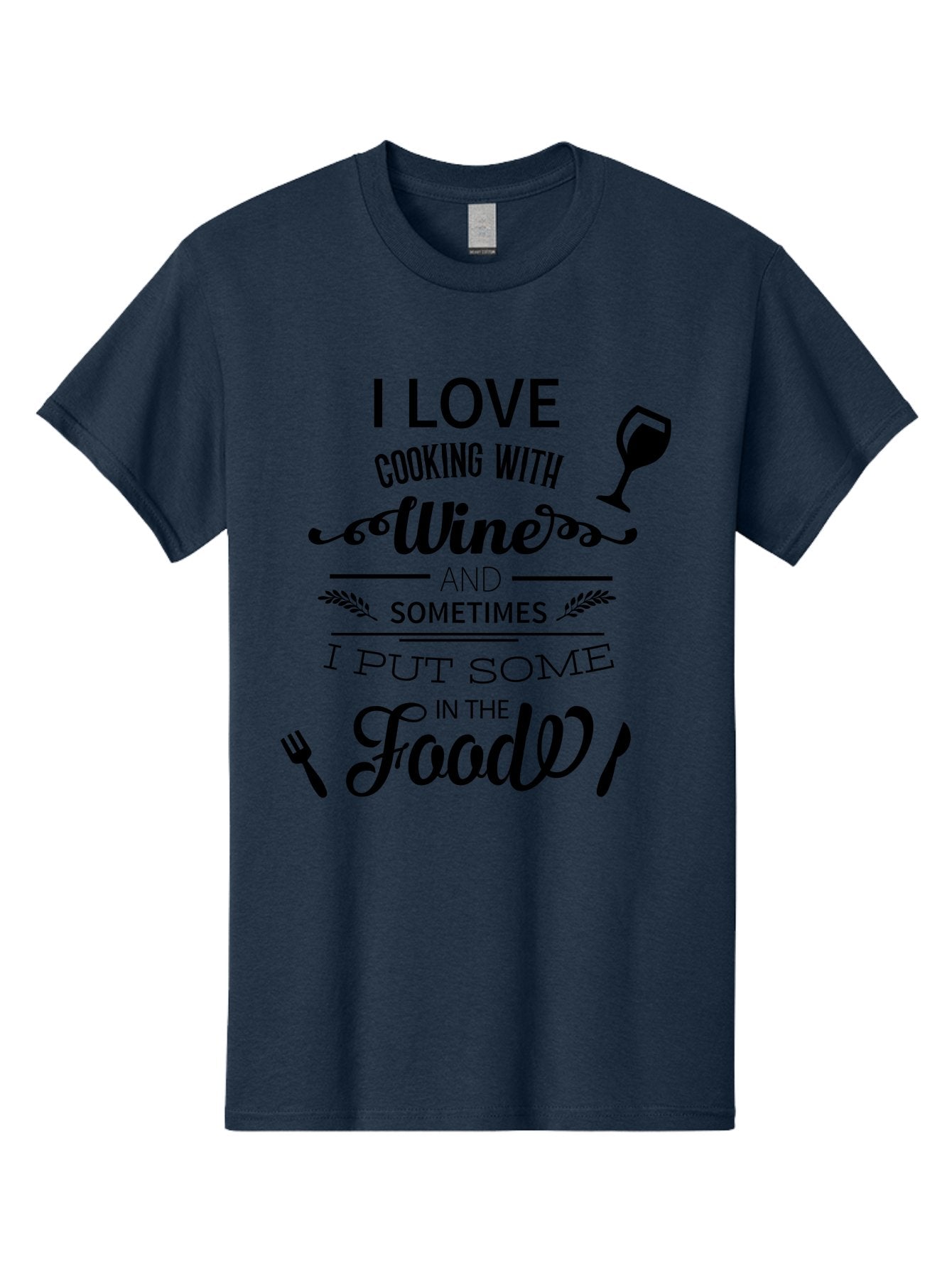 Cooking-With-Wine Men'S Graphic Tee, 100% Cotton, Comfortable Casual Summer Wear, Machine Washable, Cooking With Wine, Wine Quote, Funny Kitchen Humor, Wine Lover Gift, Culinary Arts, Kitchen Decor Inspiration, Chef'S Wit Aac608 11