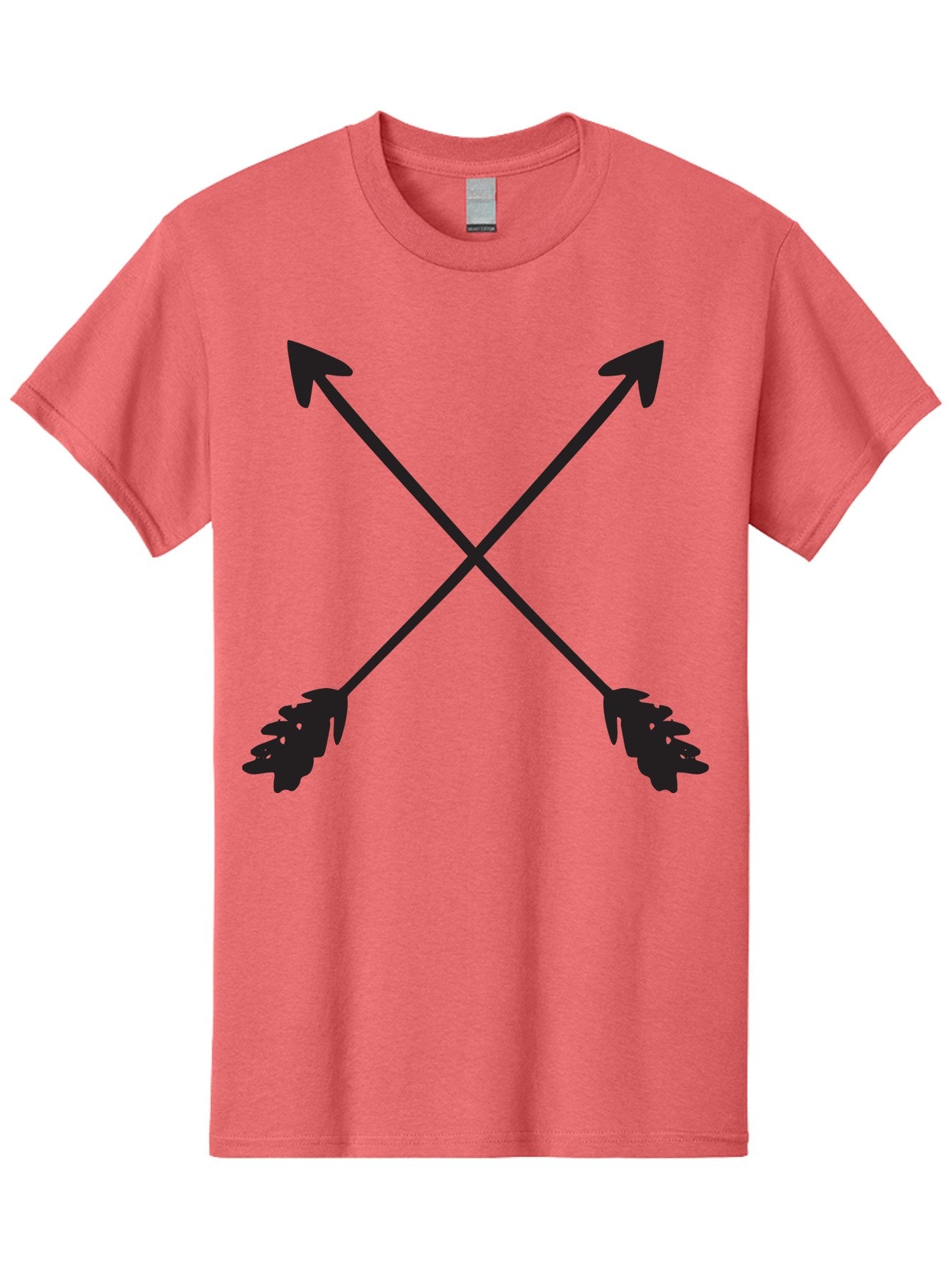 Crossed-Arrows Men'S Graphic Tee, 100% Cotton, Comfortable Casual Summer Wear, Machine Washable, Crossed Arrows, Arrow Symbol, Bold Graphics, Graphic Design Elements, Minimalist Art, Symbol Design, Vector Graphics Aac617 15