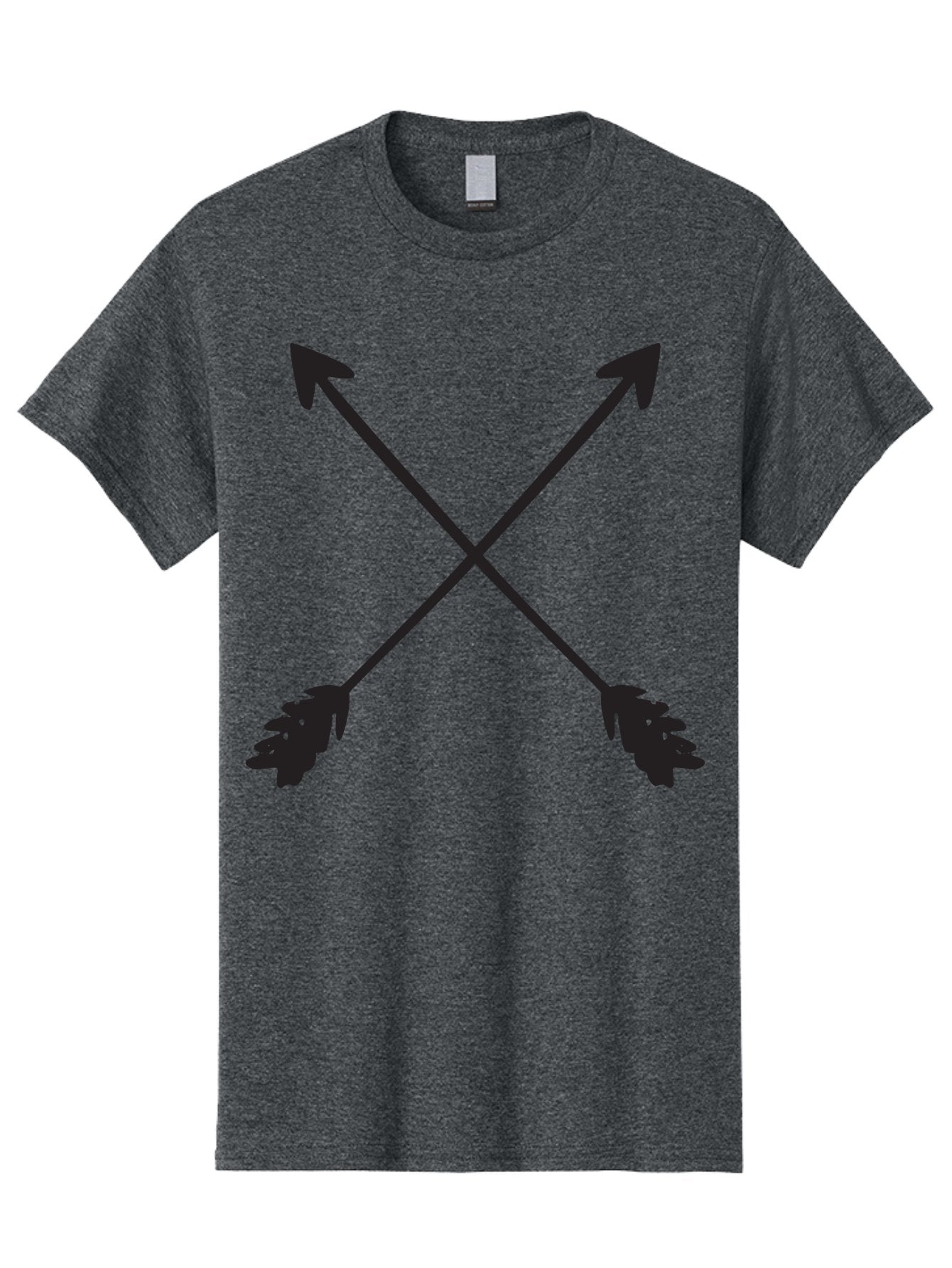 Crossed-Arrows Men'S Graphic Tee, 100% Cotton, Comfortable Casual Summer Wear, Machine Washable, Crossed Arrows, Arrow Symbol, Bold Graphics, Graphic Design Elements, Minimalist Art, Symbol Design, Vector Graphics Aac617 13