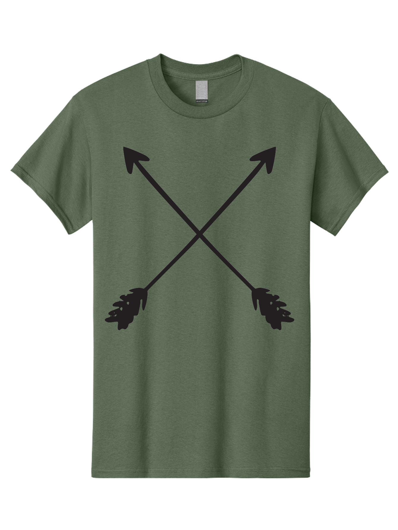 Crossed-Arrows Men'S Graphic Tee, 100% Cotton, Comfortable Casual Summer Wear, Machine Washable, Crossed Arrows, Arrow Symbol, Bold Graphics, Graphic Design Elements, Minimalist Art, Symbol Design, Vector Graphics Aac617 11