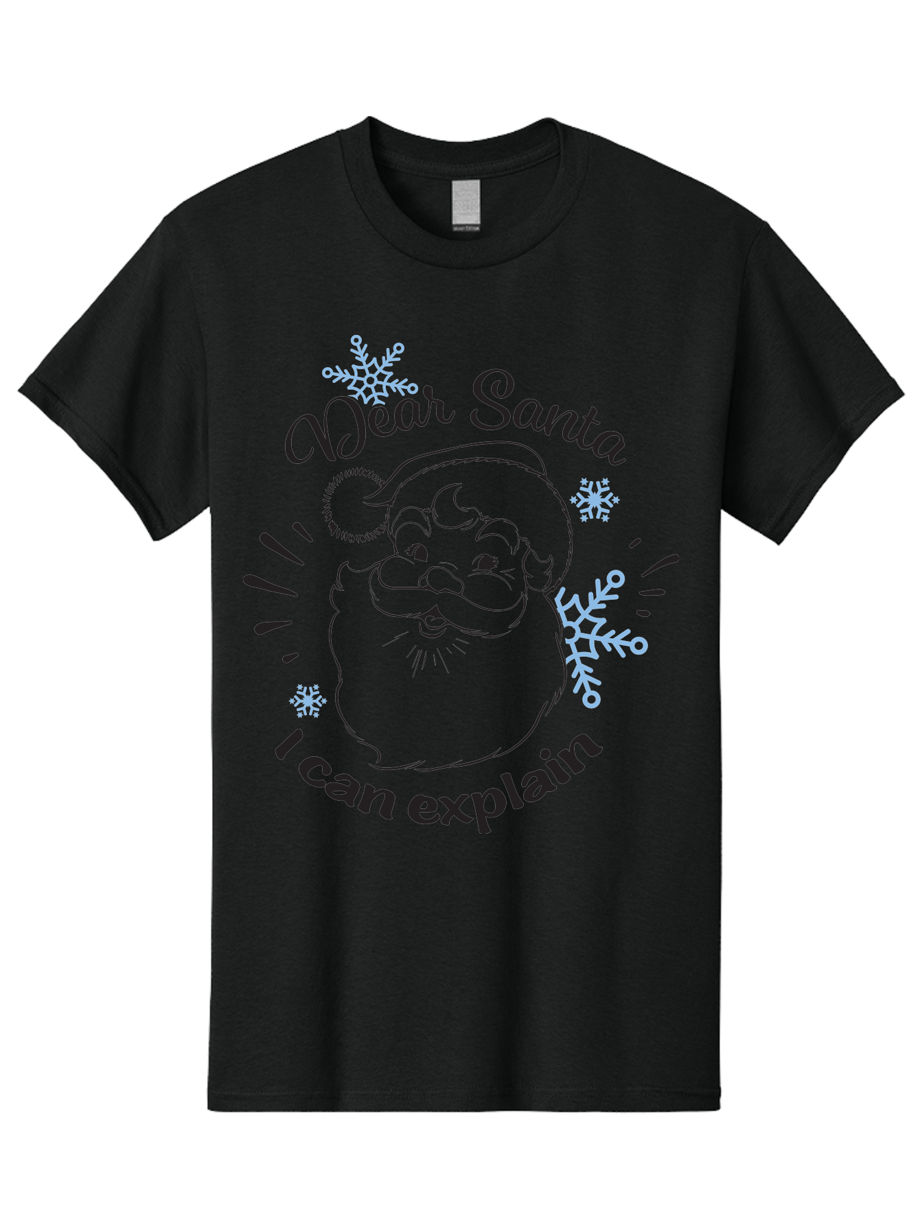 Dear-Santa-I-Can-Explain-1 Men'S Graphic Tee, 100% Cotton, Comfortable Casual Summer Wear, Machine Washable, Santa Claus Illustration, Christmas Humor, Festive Design, Holiday Joke, Naughty List, Xmas Gift, Funny Quote, Jolly Old Elf Aac629 9