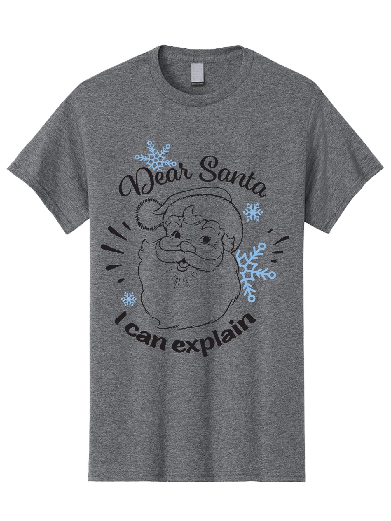 Dear-Santa-I-Can-Explain-1 Men'S Graphic Tee, 100% Cotton, Comfortable Casual Summer Wear, Machine Washable, Santa Claus Illustration, Christmas Humor, Festive Design, Holiday Joke, Naughty List, Xmas Gift, Funny Quote, Jolly Old Elf Aac629 12